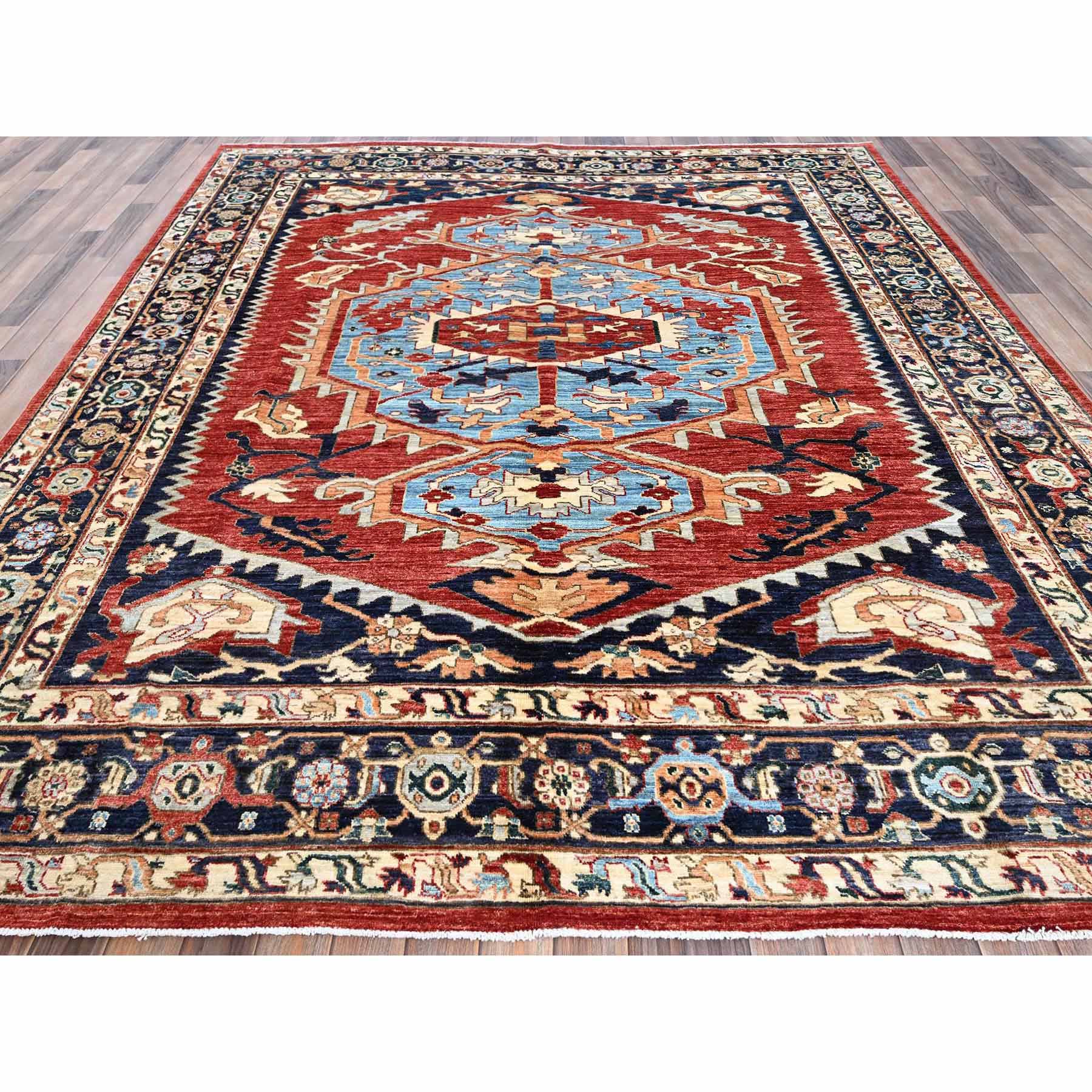 Oushak-And-Peshawar-Hand-Knotted-Rug-4515