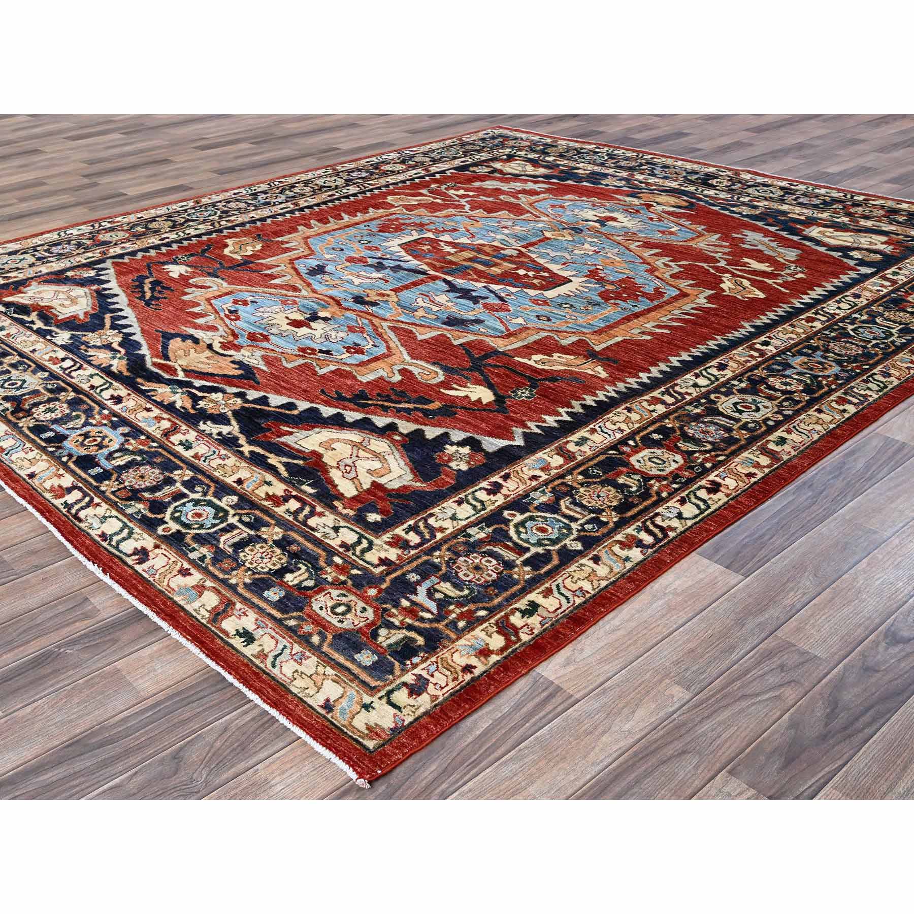 Oushak-And-Peshawar-Hand-Knotted-Rug-4515