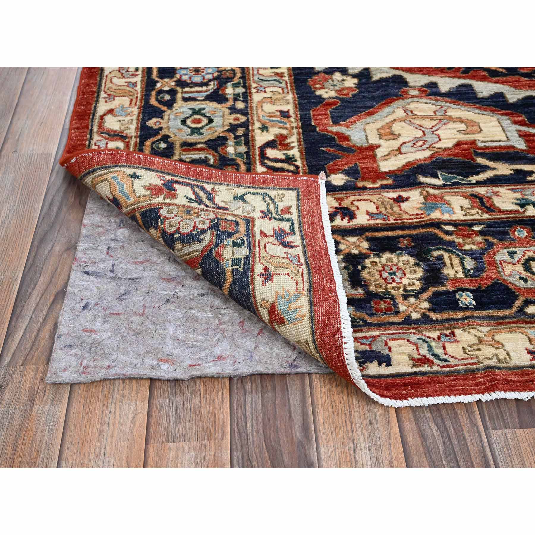 Oushak-And-Peshawar-Hand-Knotted-Rug-4515