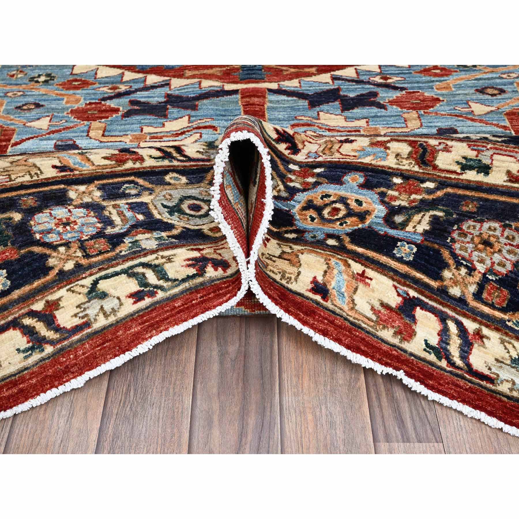 Oushak-And-Peshawar-Hand-Knotted-Rug-4515