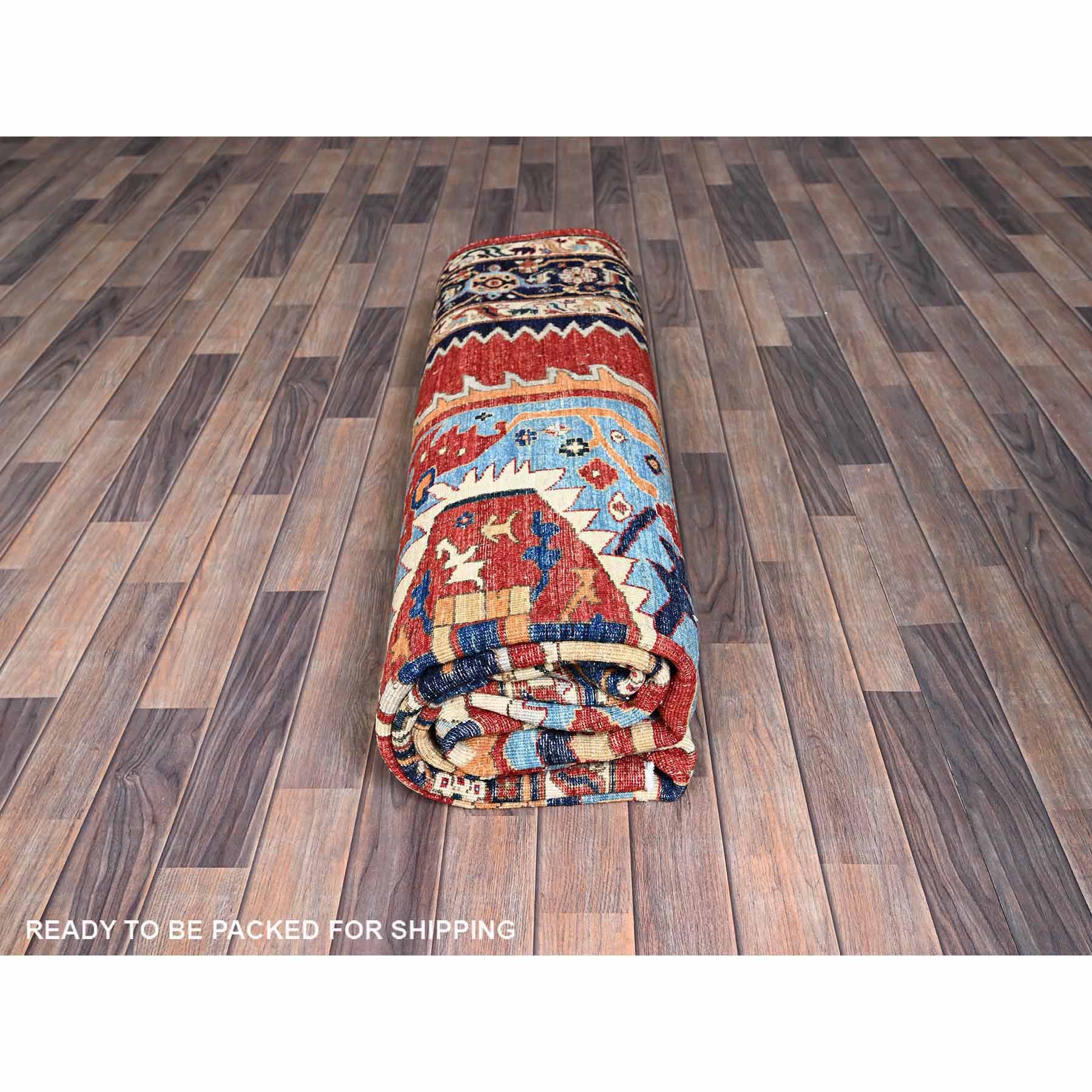 Oushak-And-Peshawar-Hand-Knotted-Rug-4515
