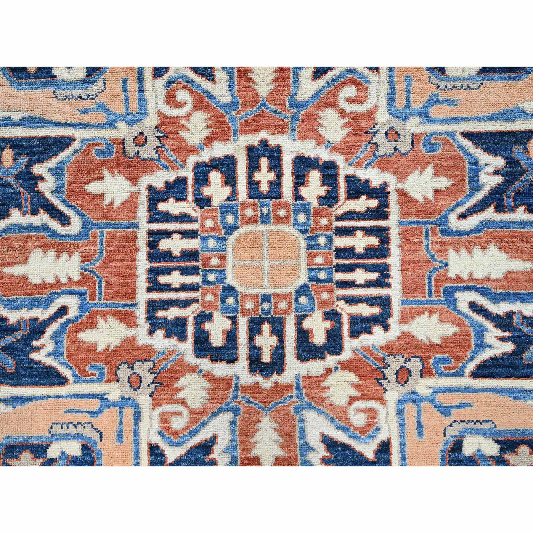 Oushak-And-Peshawar-Hand-Knotted-Rug-4535