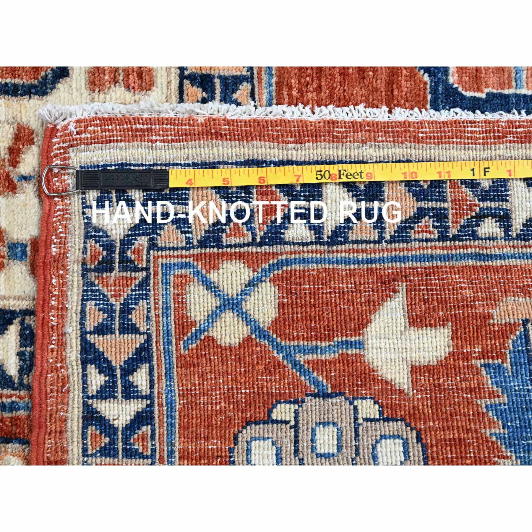 Oushak-And-Peshawar-Hand-Knotted-Rug-4535