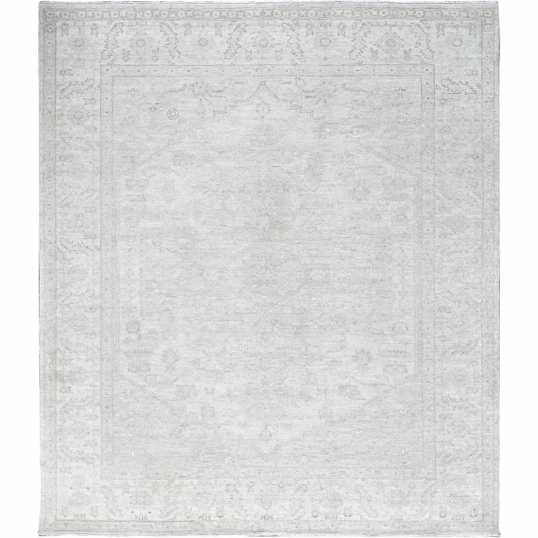 Oushak-And-Peshawar-Hand-Knotted-Rug-4585