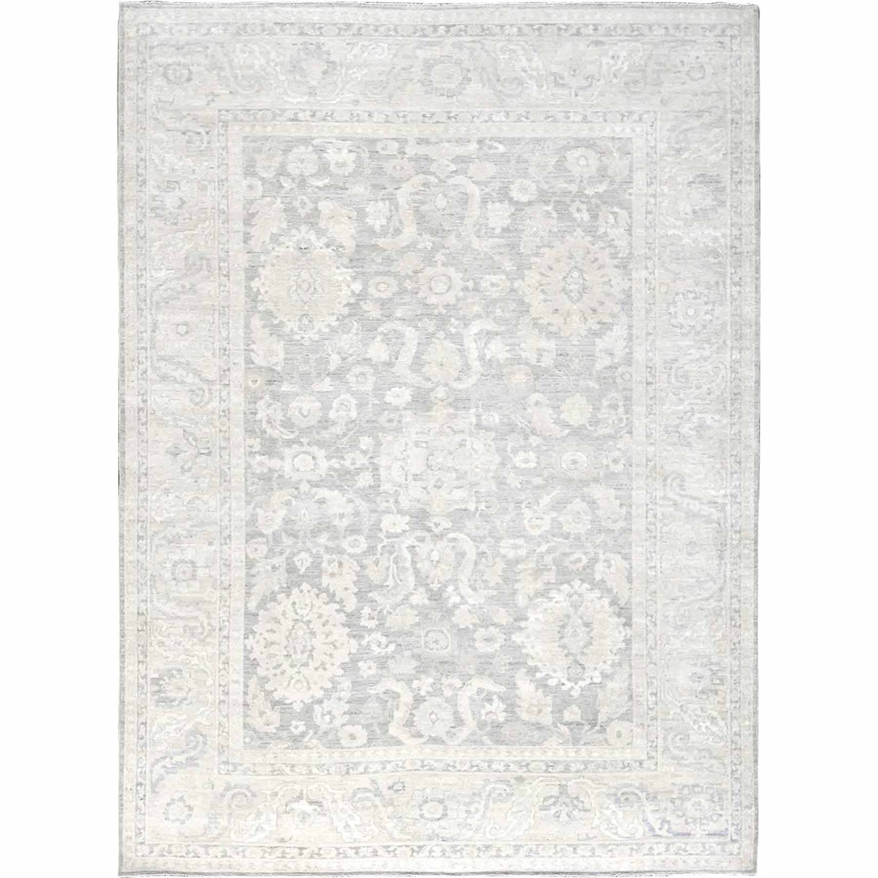 Oushak-And-Peshawar-Hand-Knotted-Rug-4620
