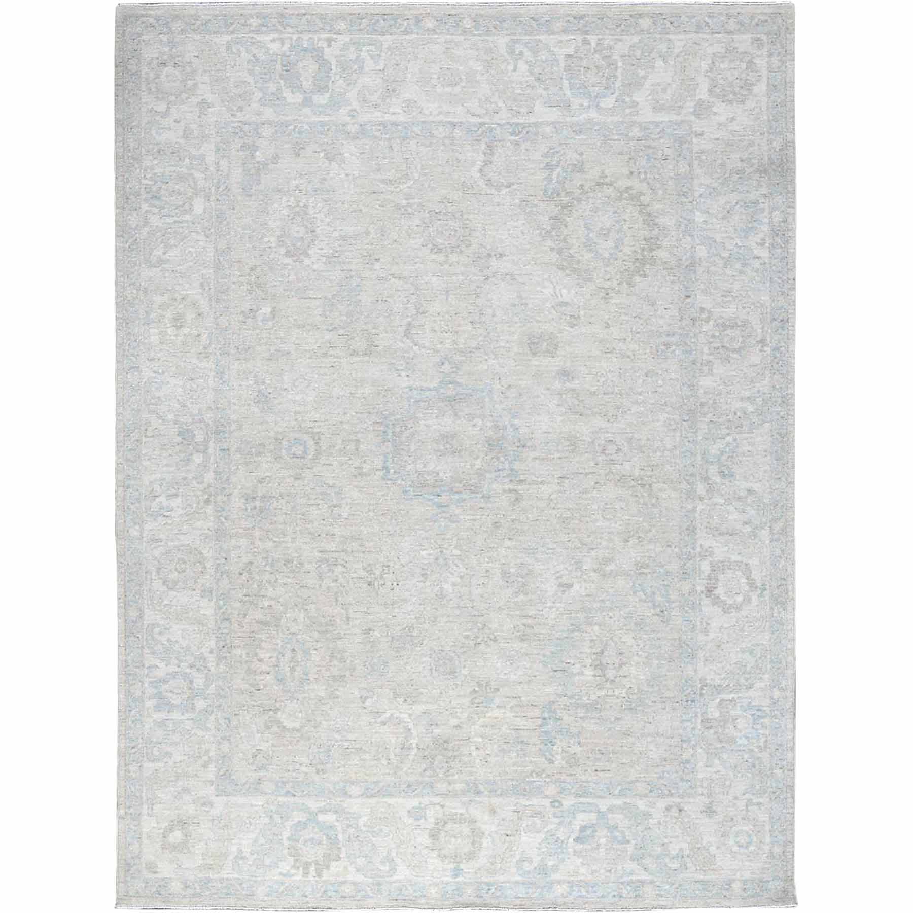 Oushak-And-Peshawar-Hand-Knotted-Rug-4645