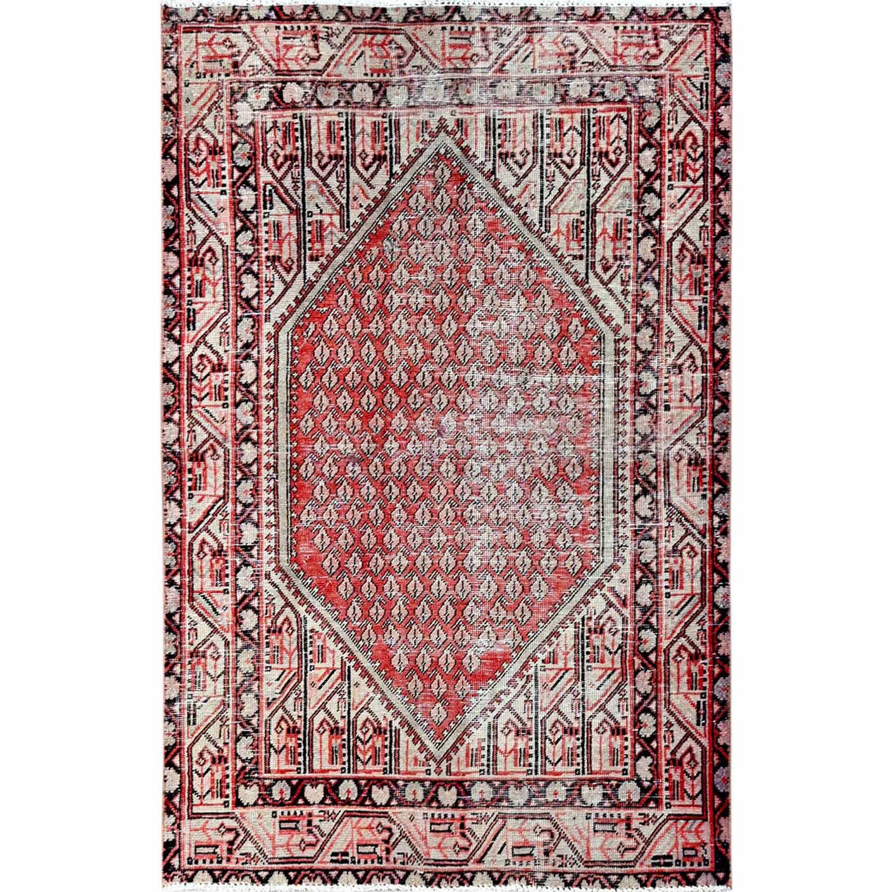 Overdyed-Vintage-Hand-Knotted-Rug-4305