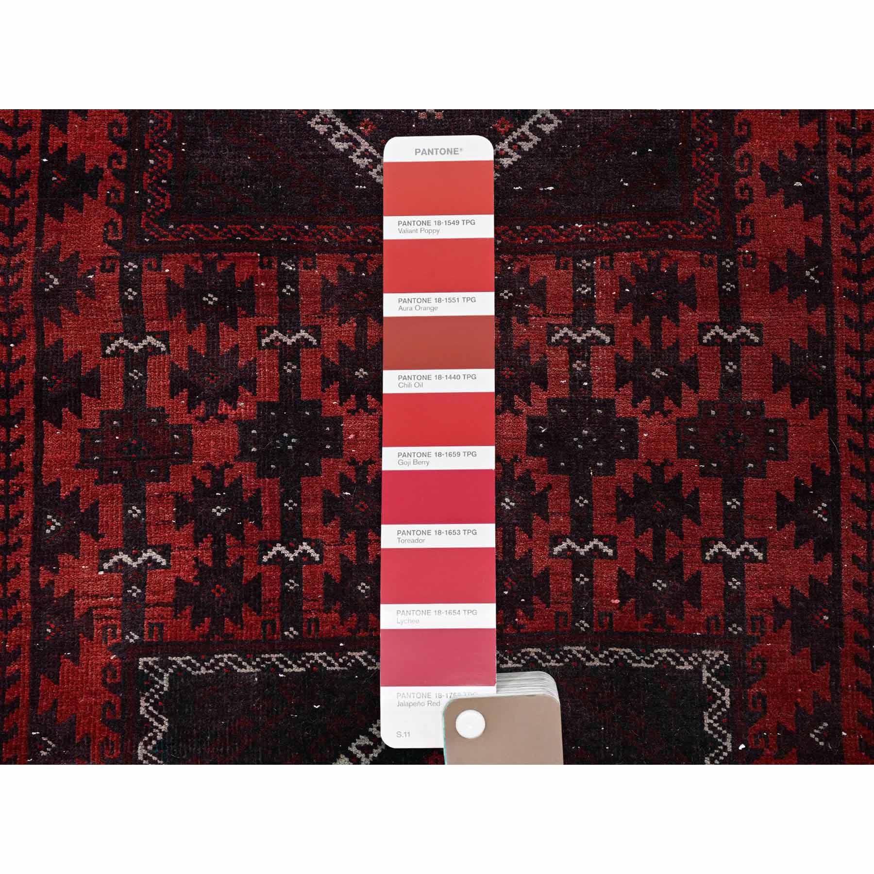Overdyed-Vintage-Hand-Knotted-Rug-4335