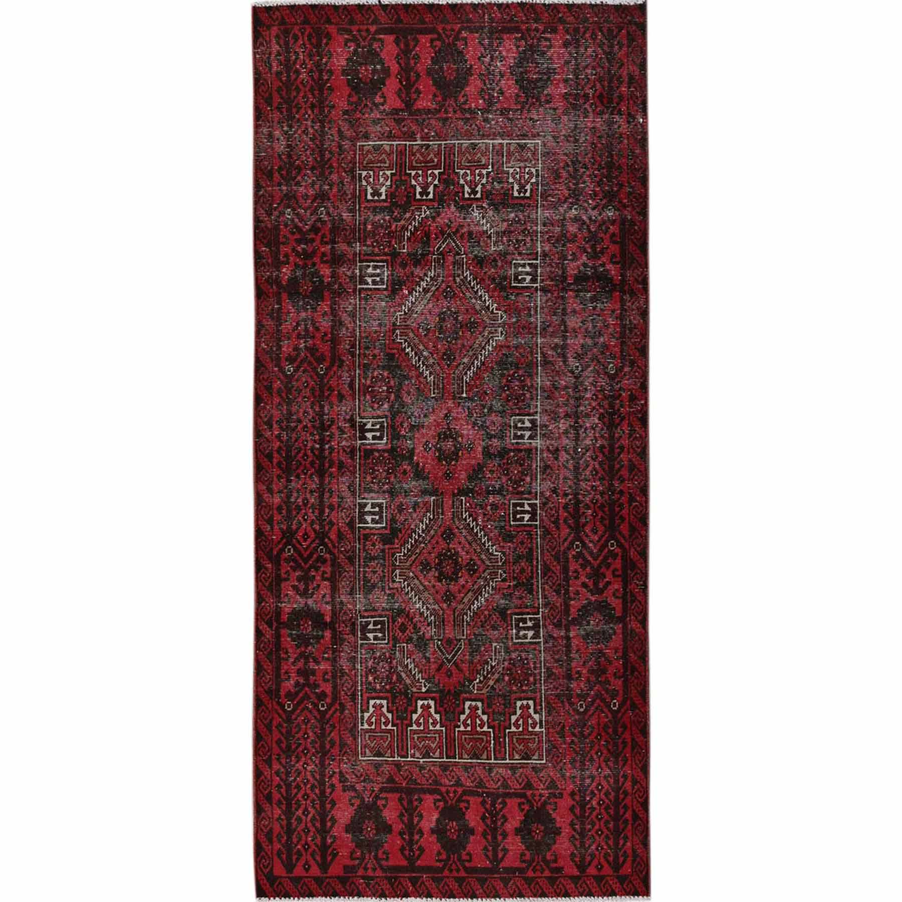Overdyed-Vintage-Hand-Knotted-Rug-4355