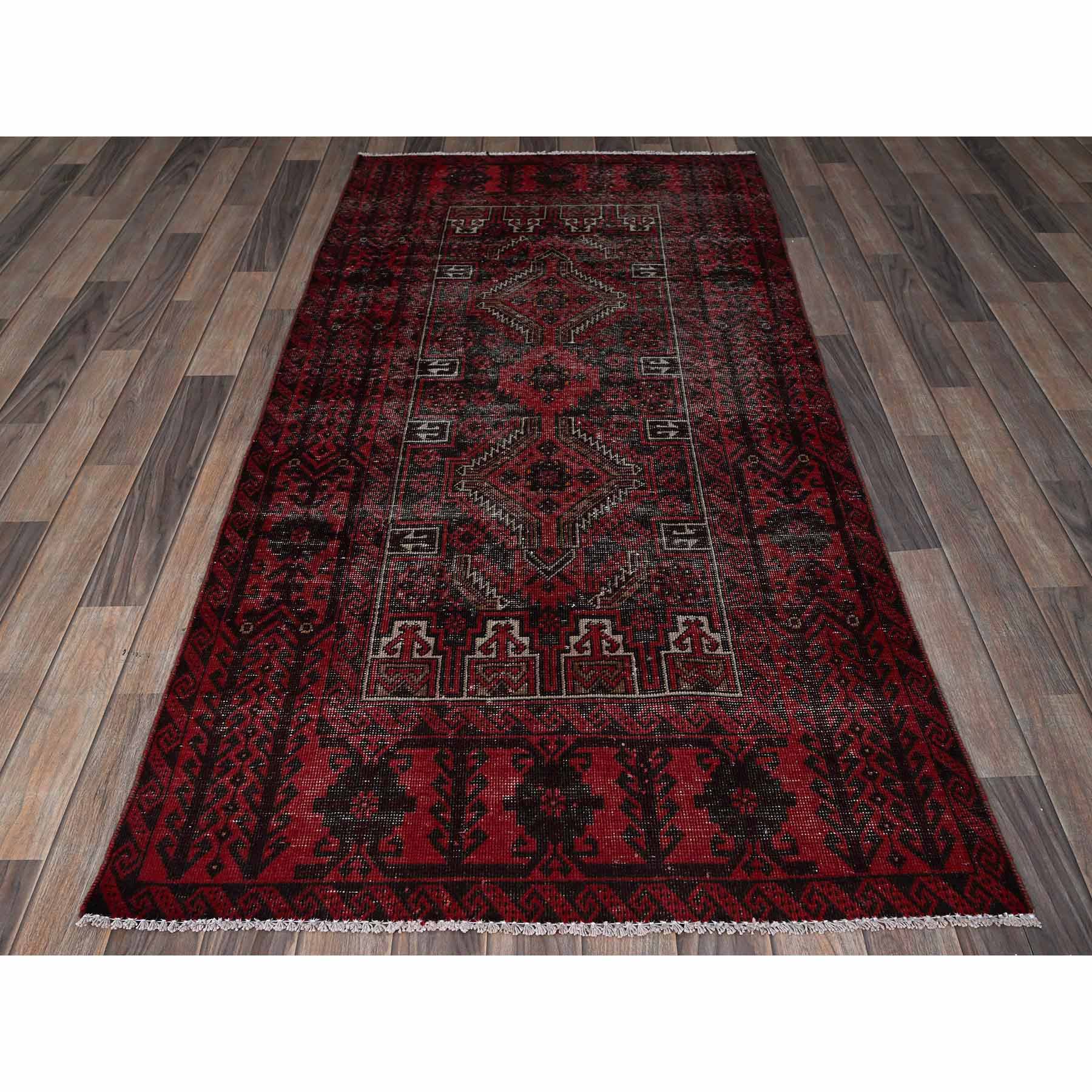 Overdyed-Vintage-Hand-Knotted-Rug-4355