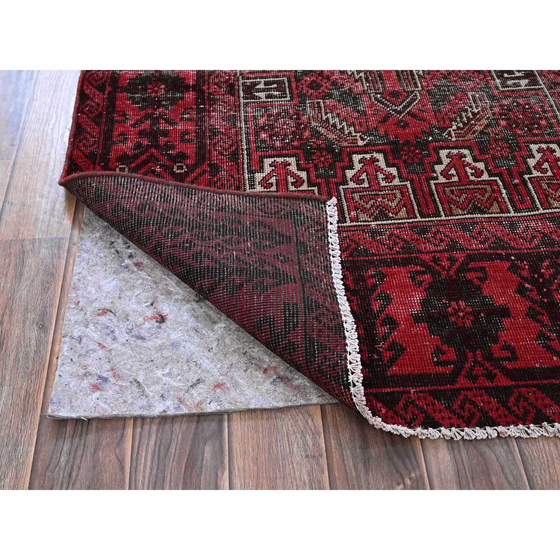 Overdyed-Vintage-Hand-Knotted-Rug-4355