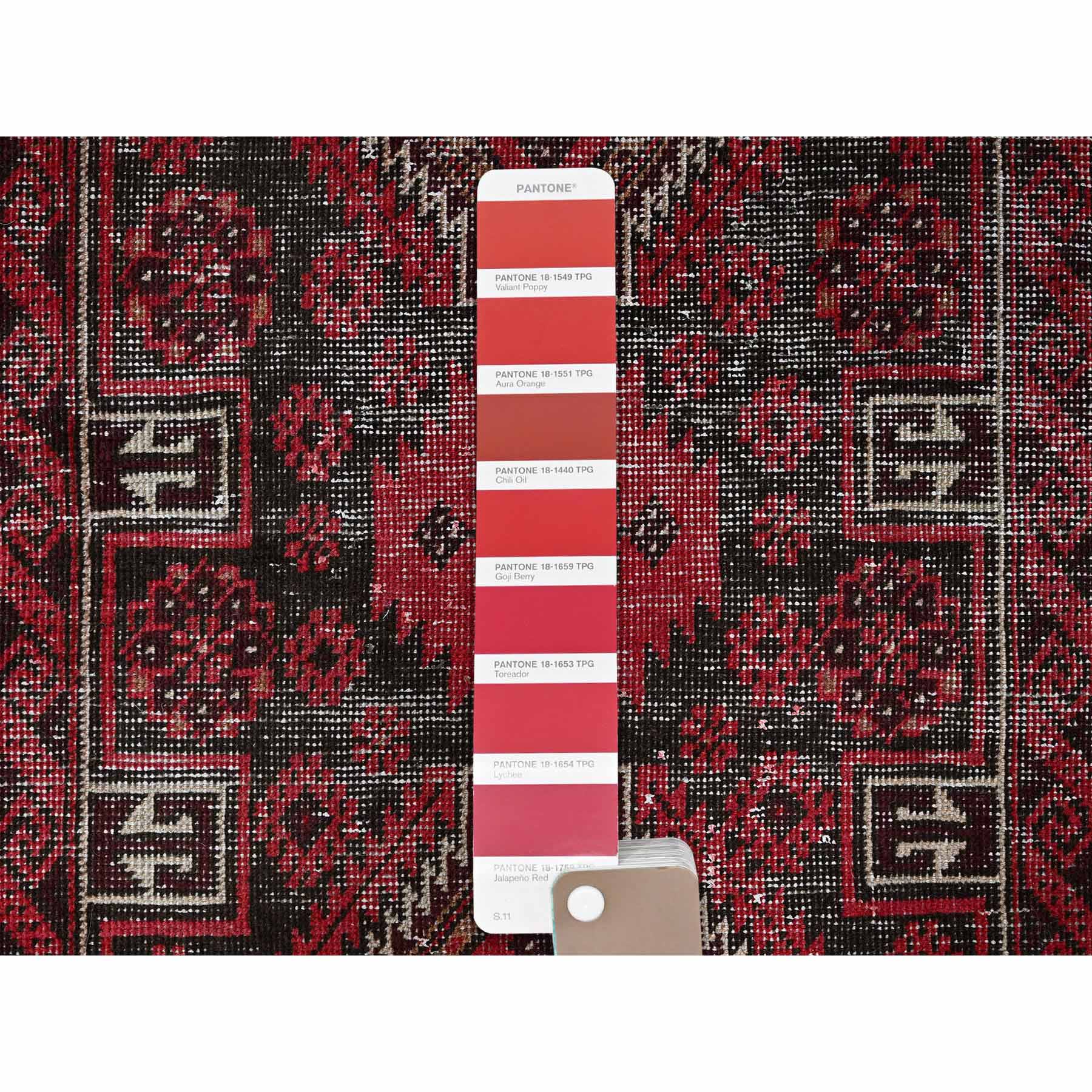 Overdyed-Vintage-Hand-Knotted-Rug-4355