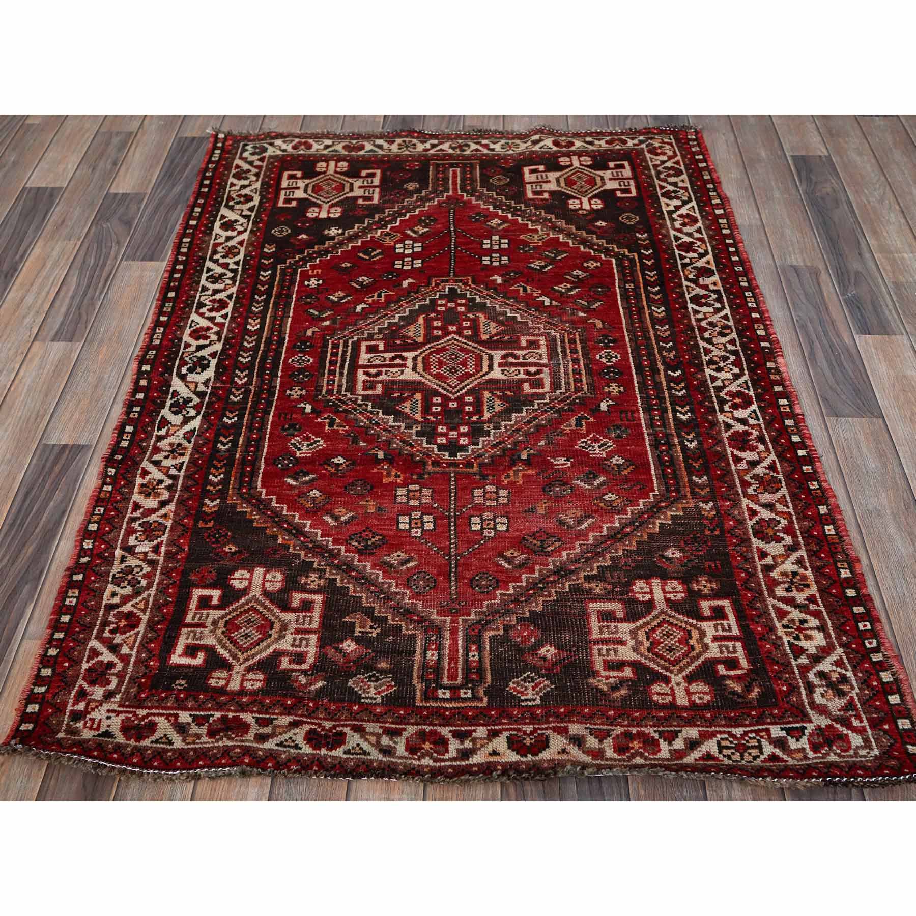 Overdyed-Vintage-Hand-Knotted-Rug-4365