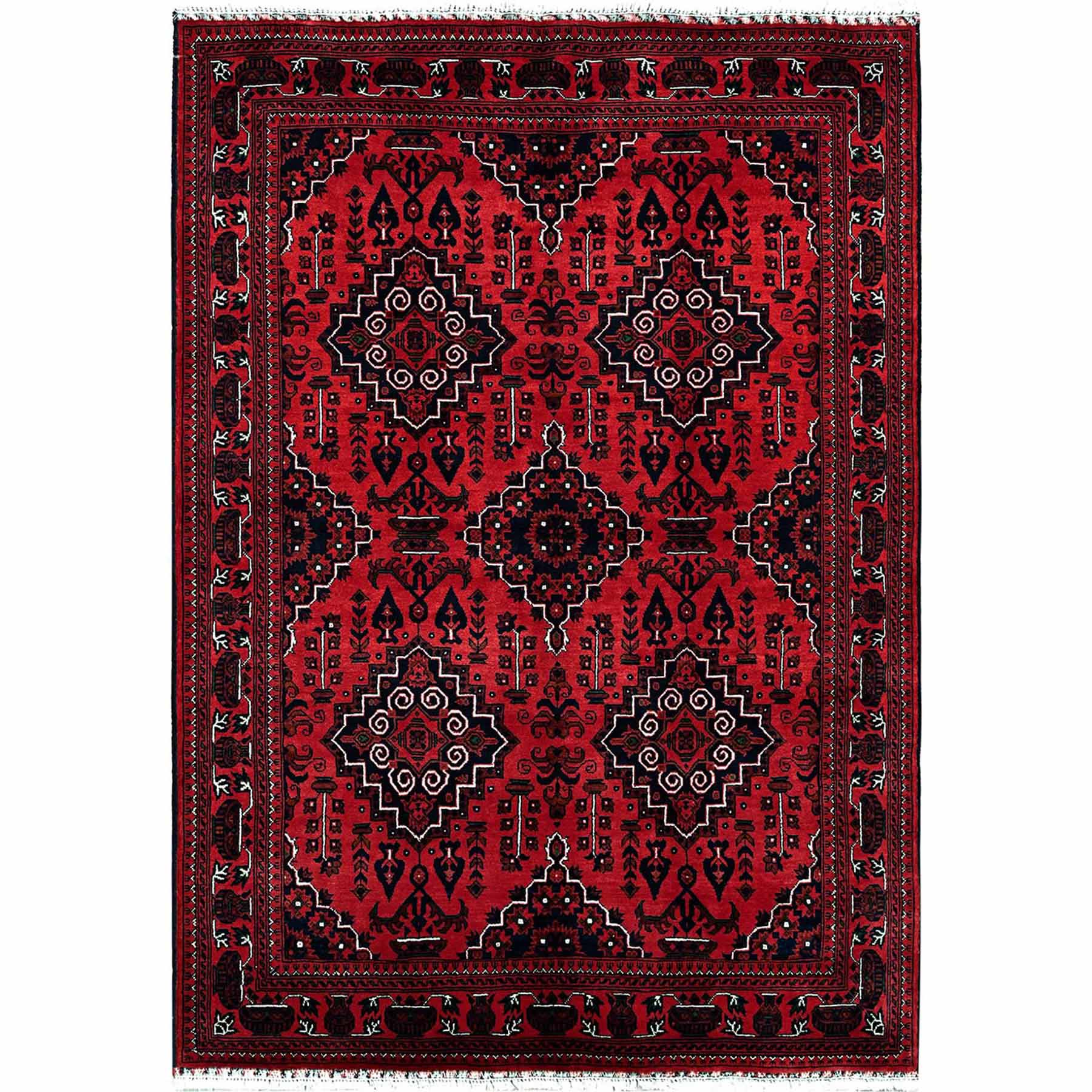 Tribal-Geometric-Hand-Knotted-Rug-3285