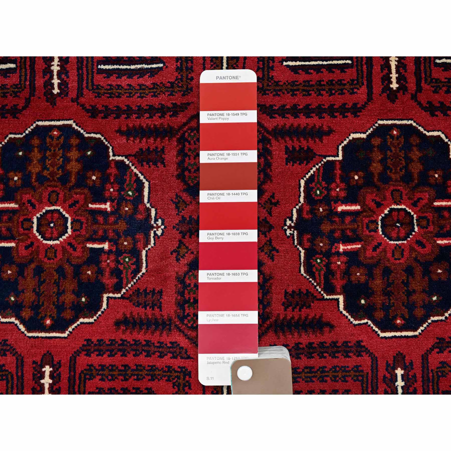 Tribal-Geometric-Hand-Knotted-Rug-3345