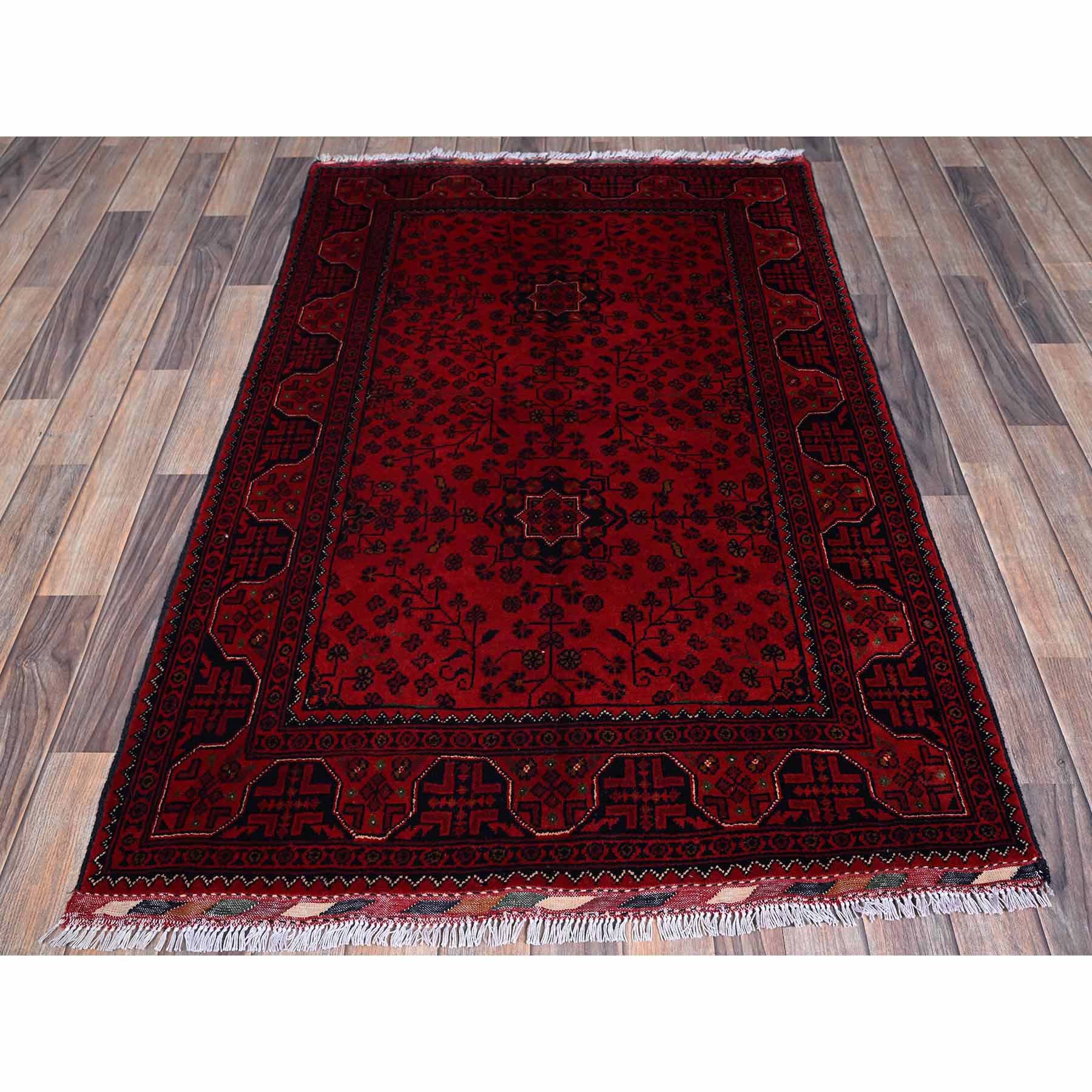 Tribal-Geometric-Hand-Knotted-Rug-3375