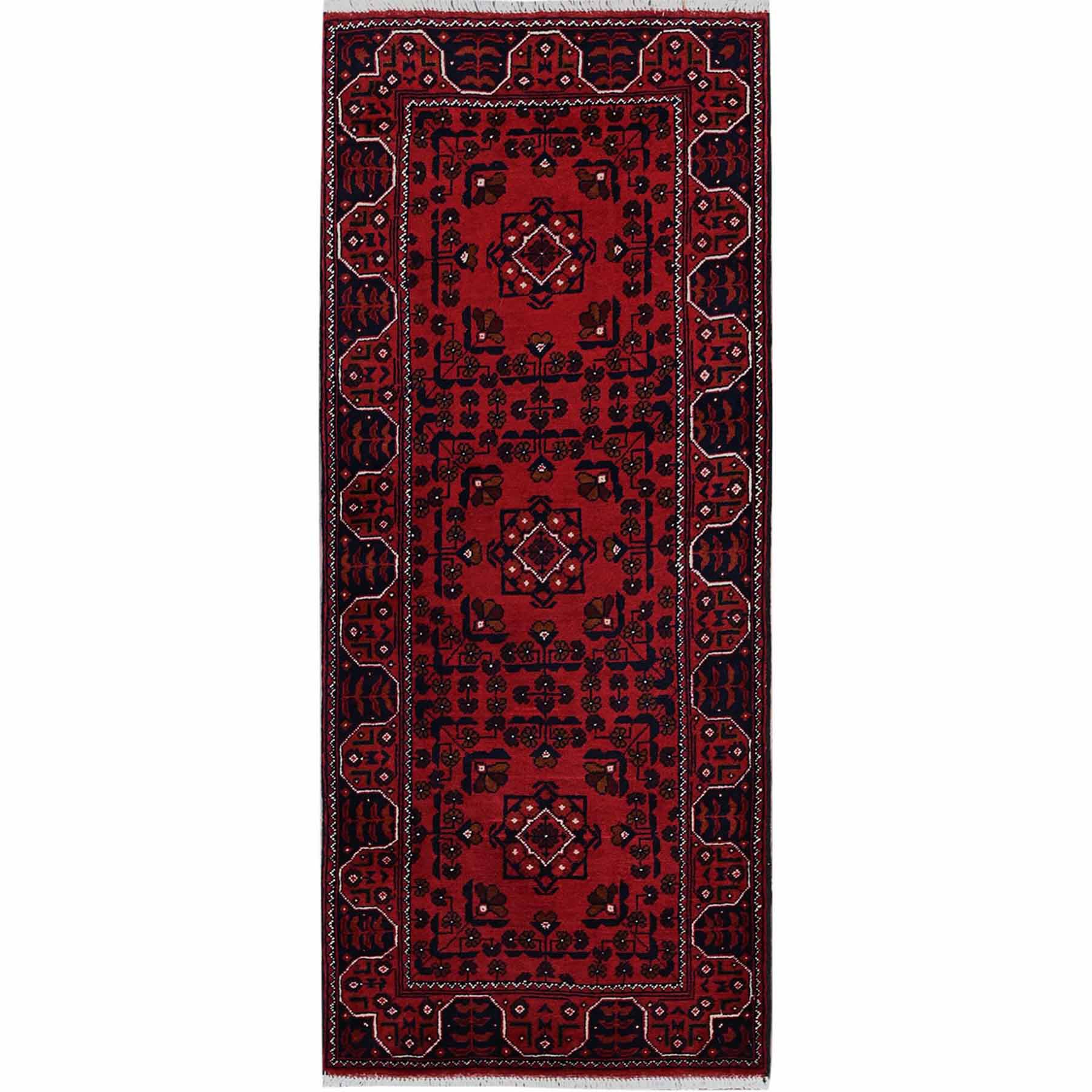 Tribal-Geometric-Hand-Knotted-Rug-3385