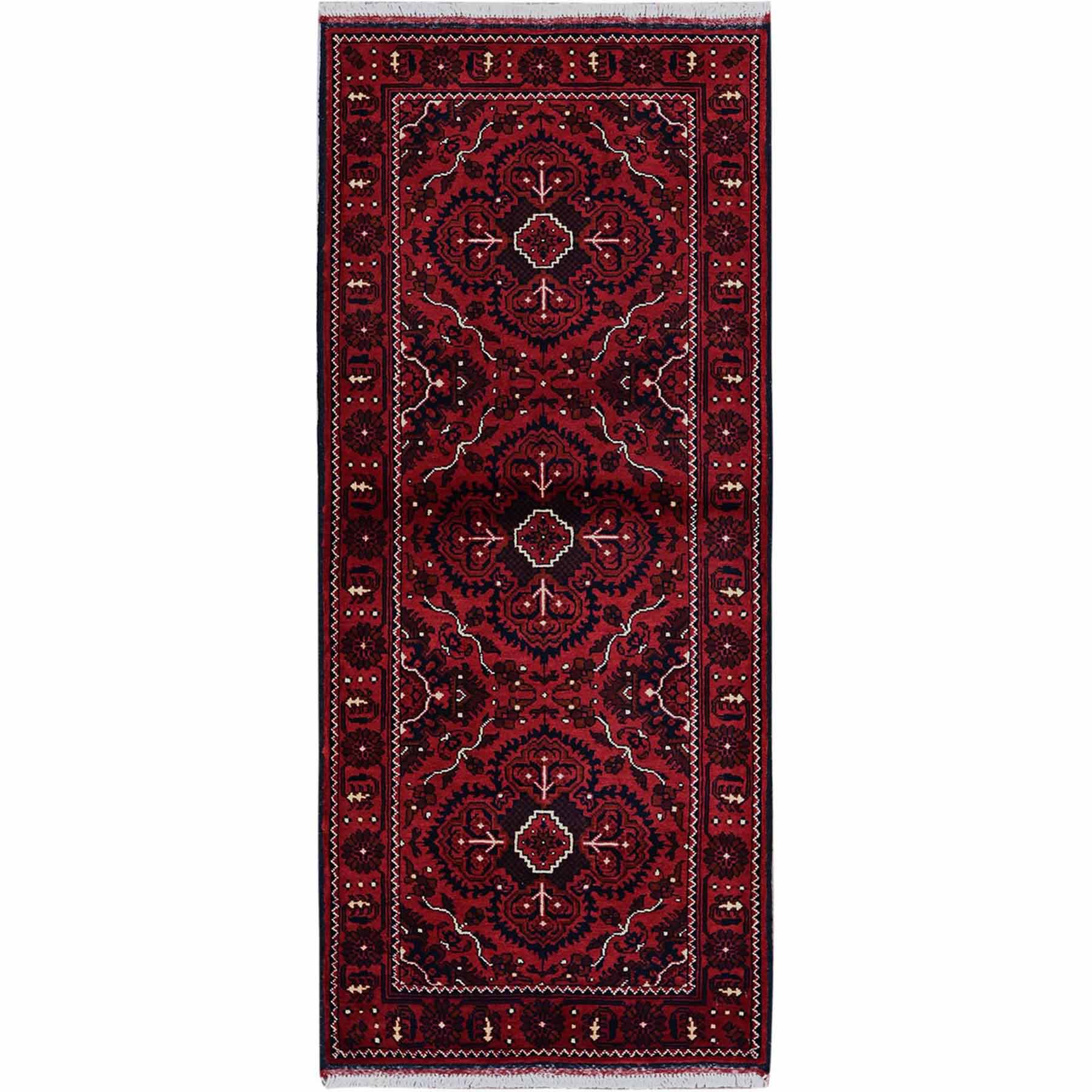 Tribal-Geometric-Hand-Knotted-Rug-3420