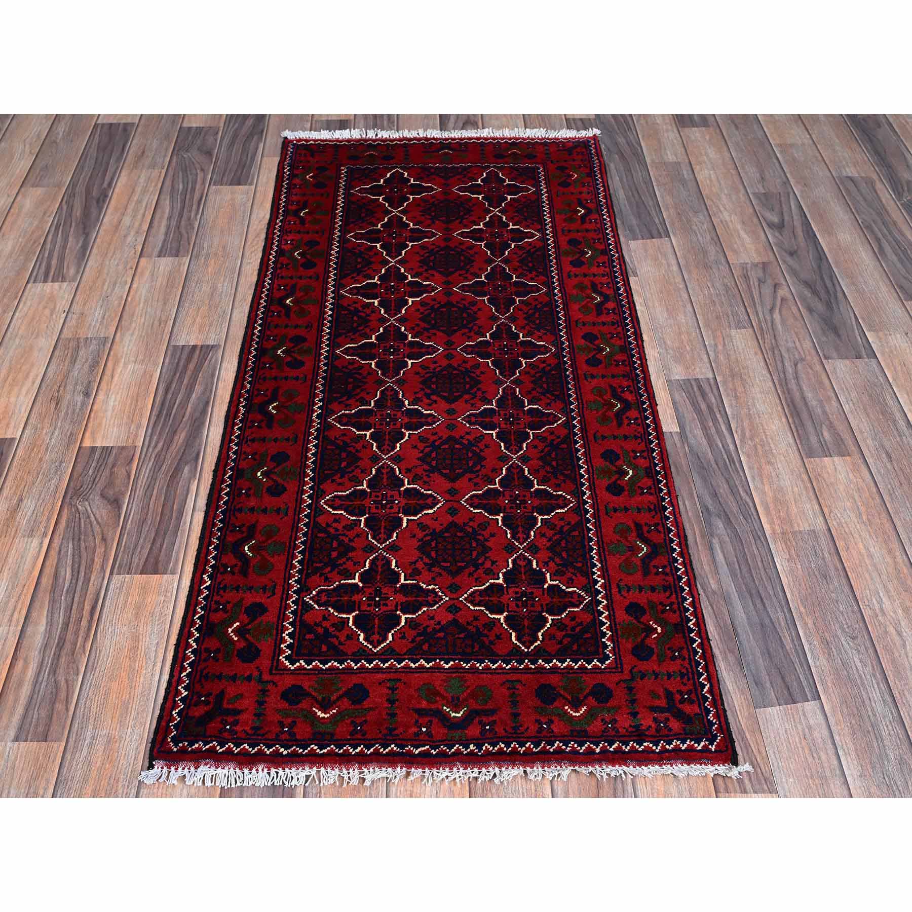 Tribal-Geometric-Hand-Knotted-Rug-3435