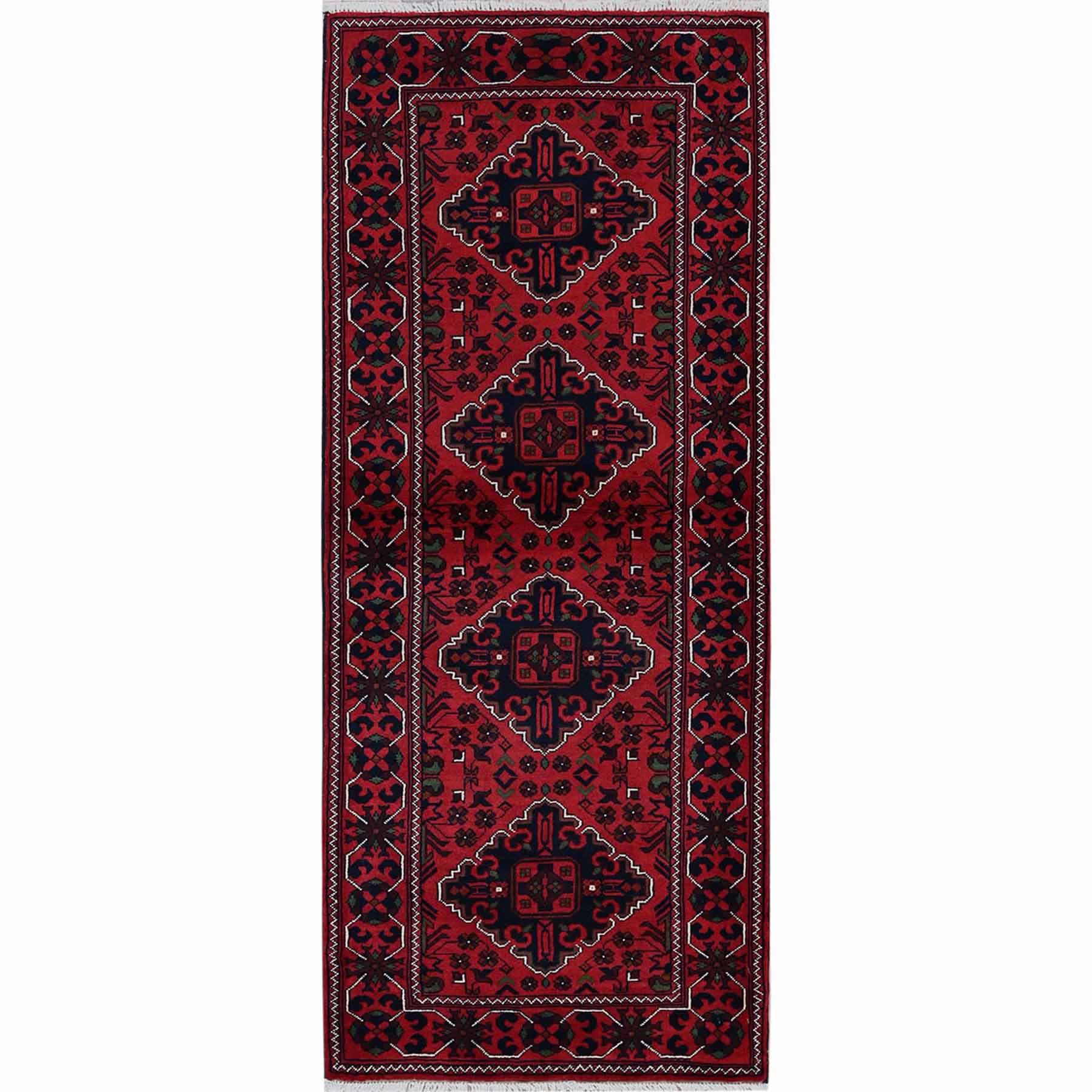 Tribal-Geometric-Hand-Knotted-Rug-3490