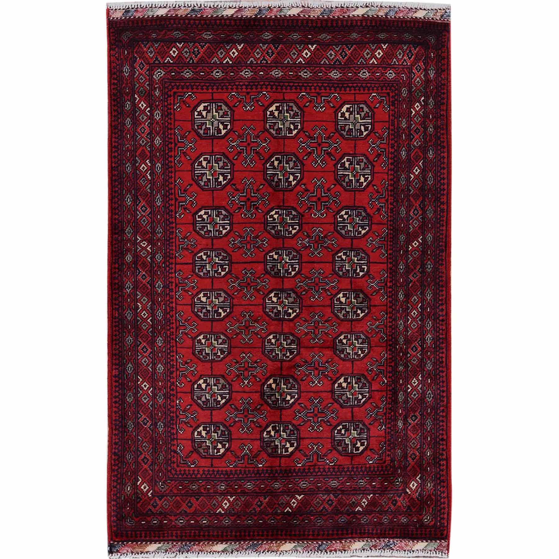 Tribal-Geometric-Hand-Knotted-Rug-3520