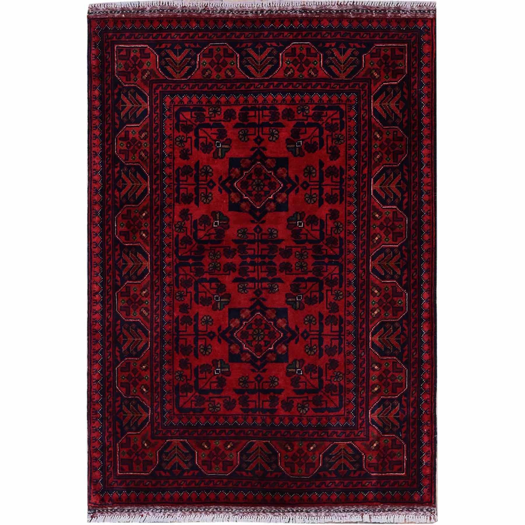 Tribal-Geometric-Hand-Knotted-Rug-3535
