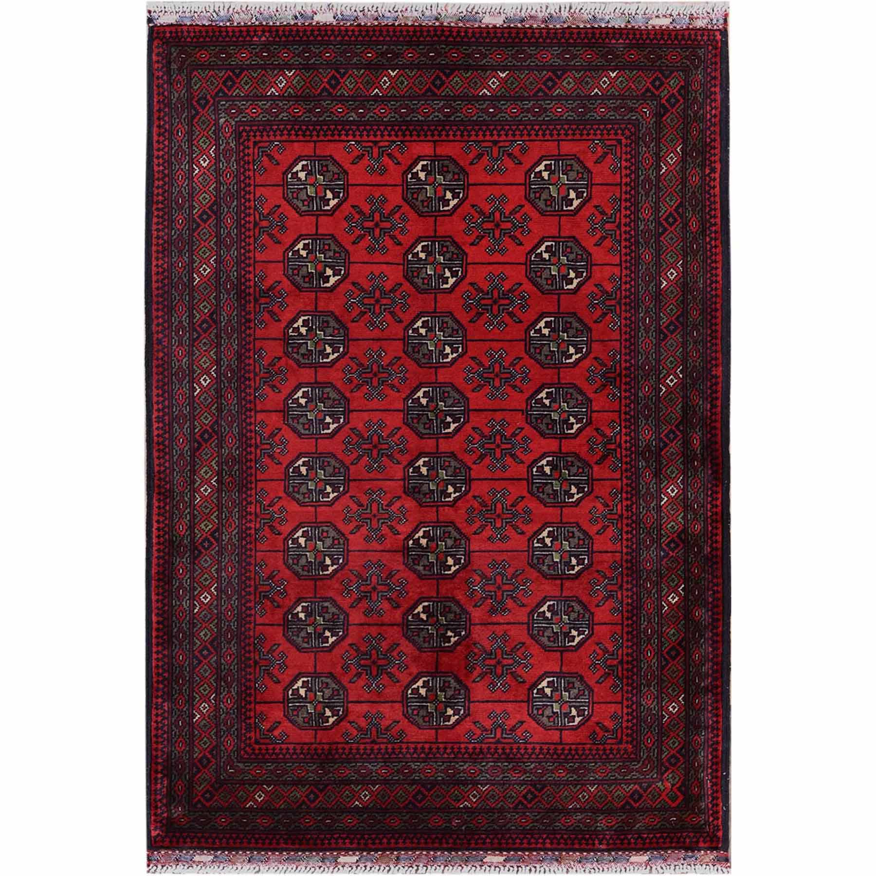 Tribal-Geometric-Hand-Knotted-Rug-3555