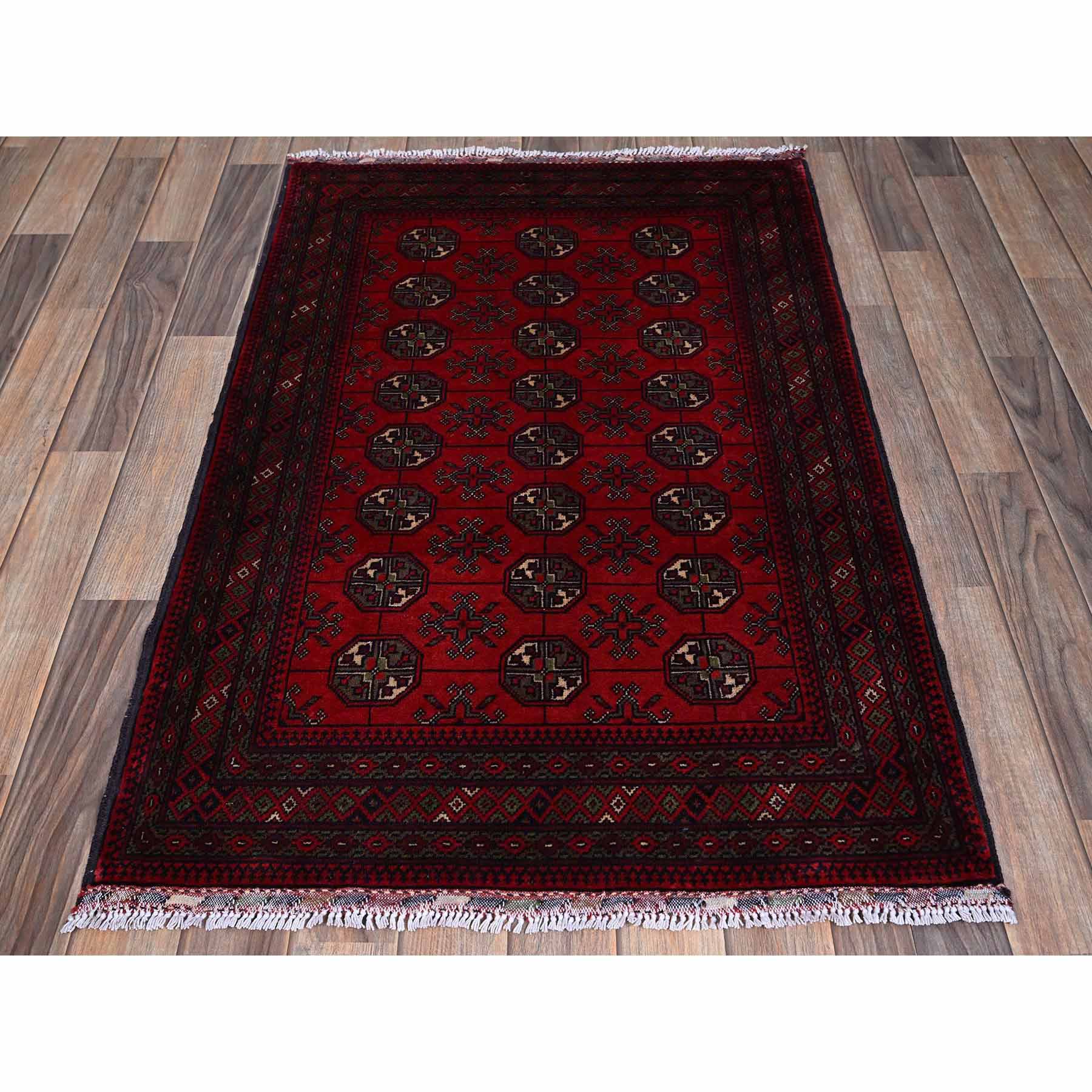 Tribal-Geometric-Hand-Knotted-Rug-3555