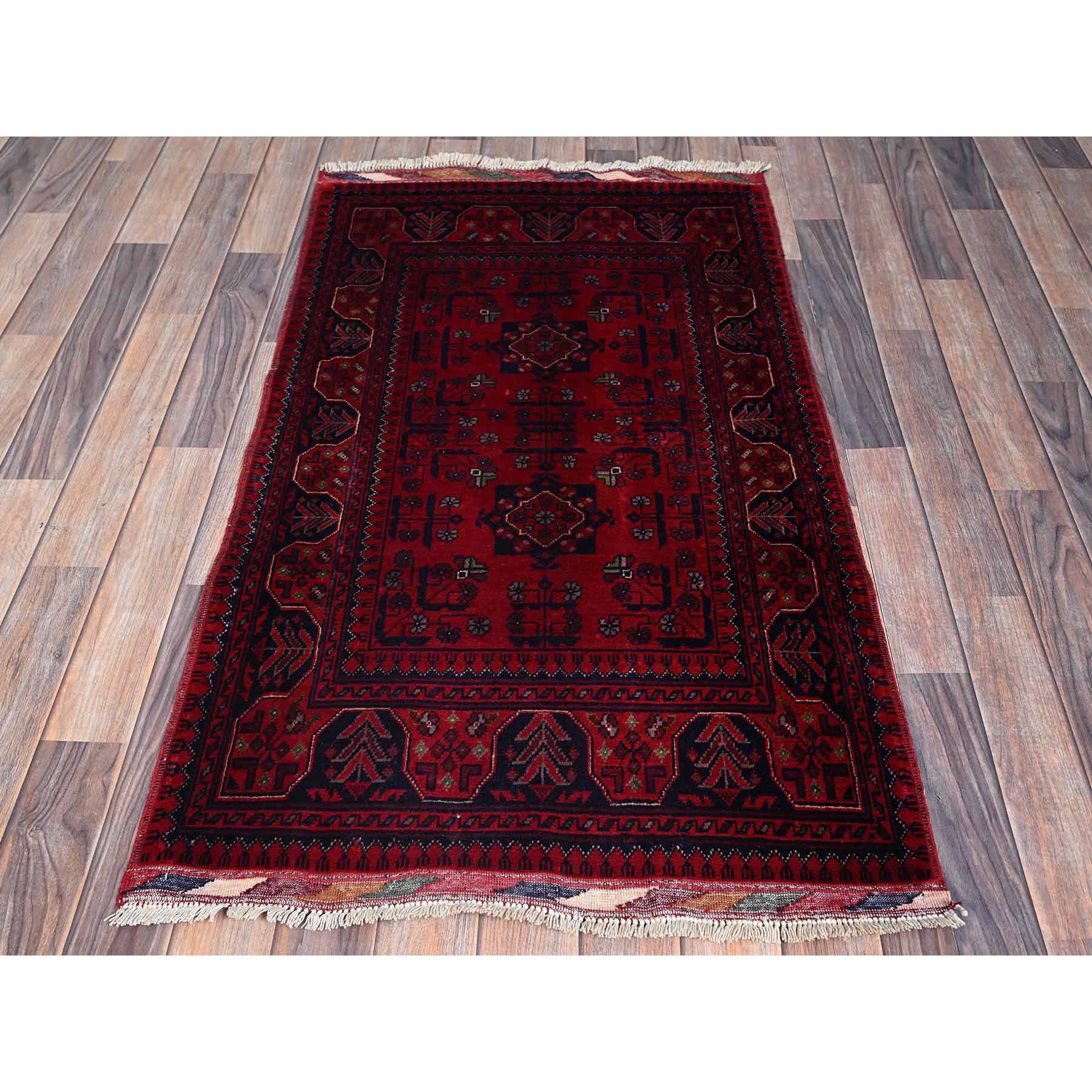 Tribal-Geometric-Hand-Knotted-Rug-3560