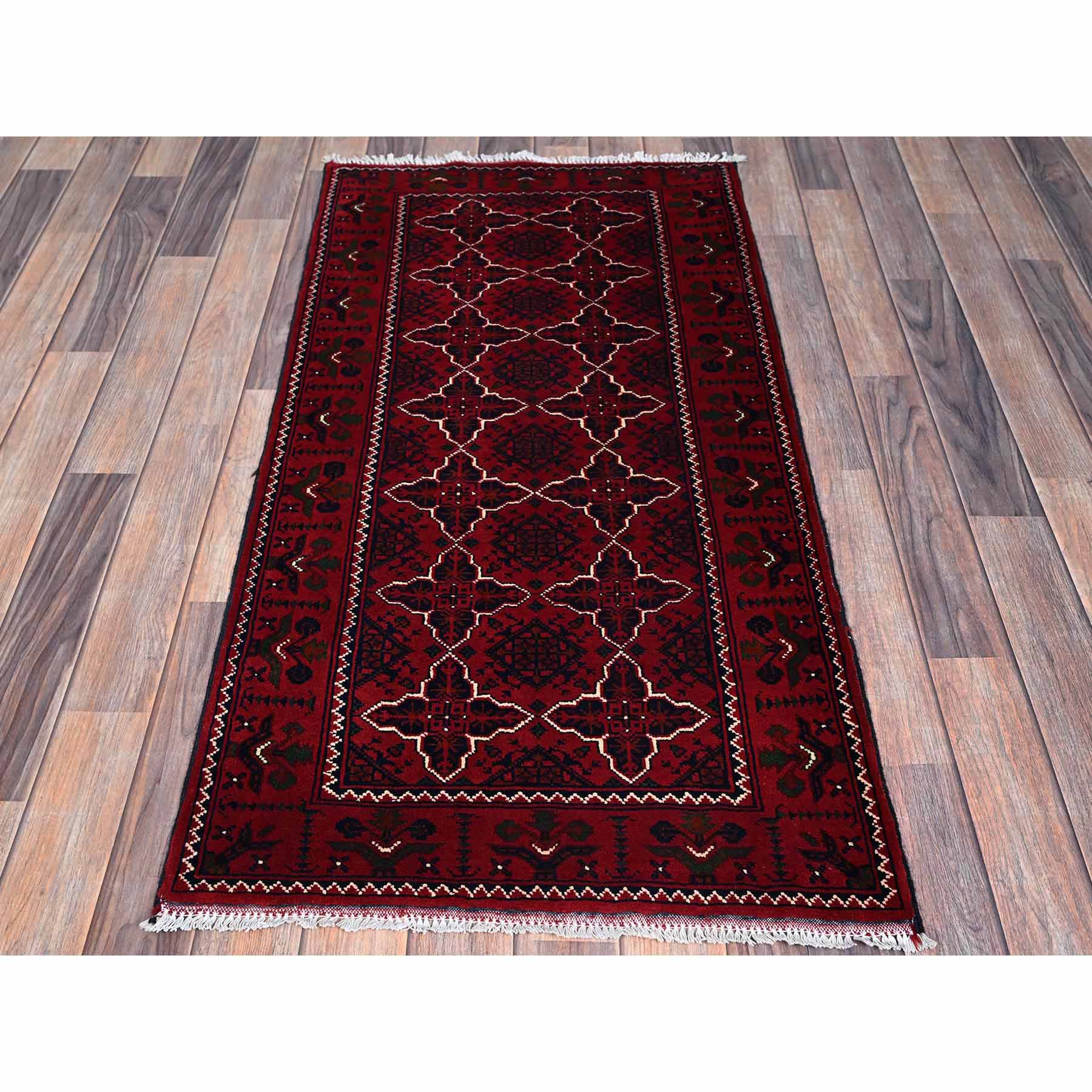 Tribal-Geometric-Hand-Knotted-Rug-3595