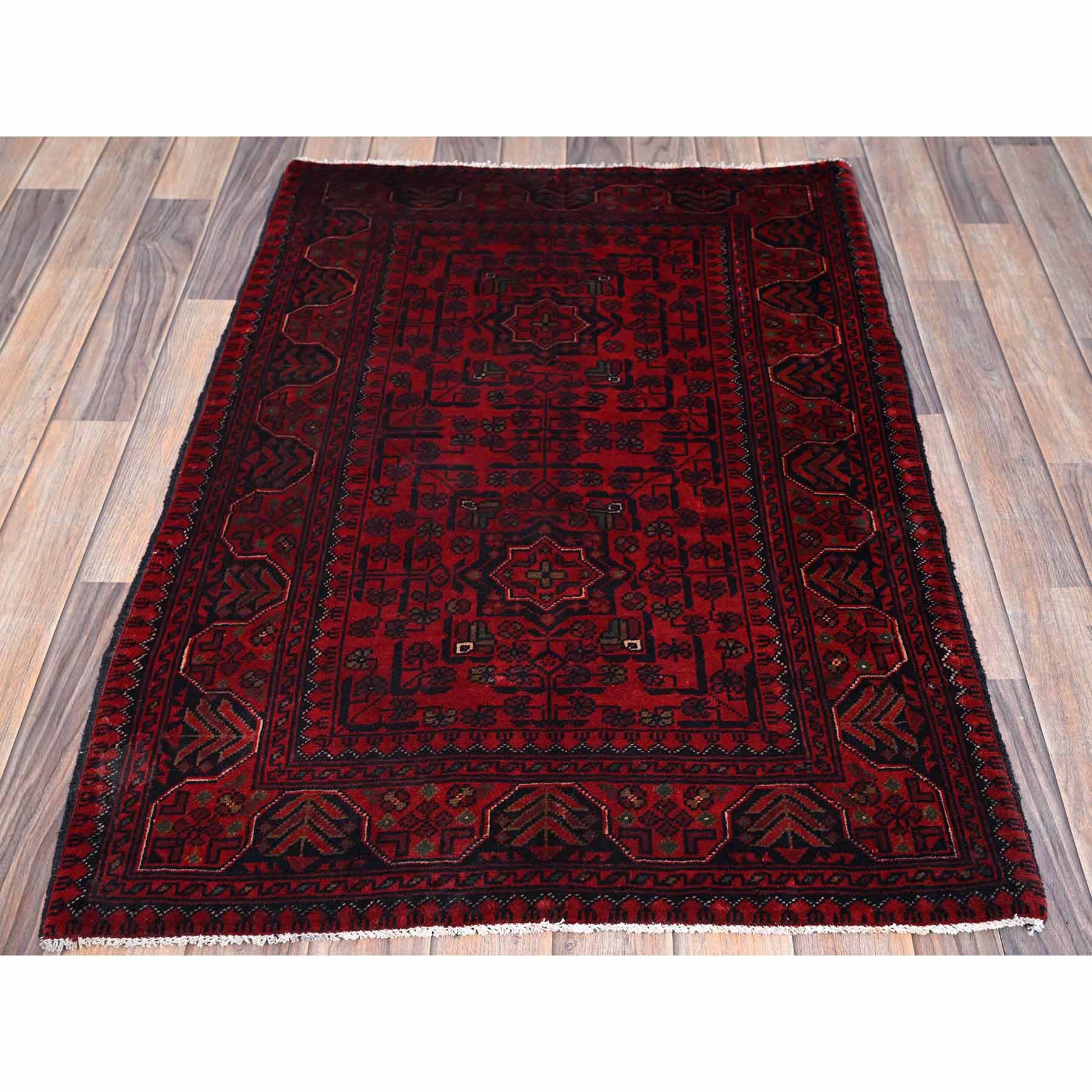Tribal-Geometric-Hand-Knotted-Rug-3630
