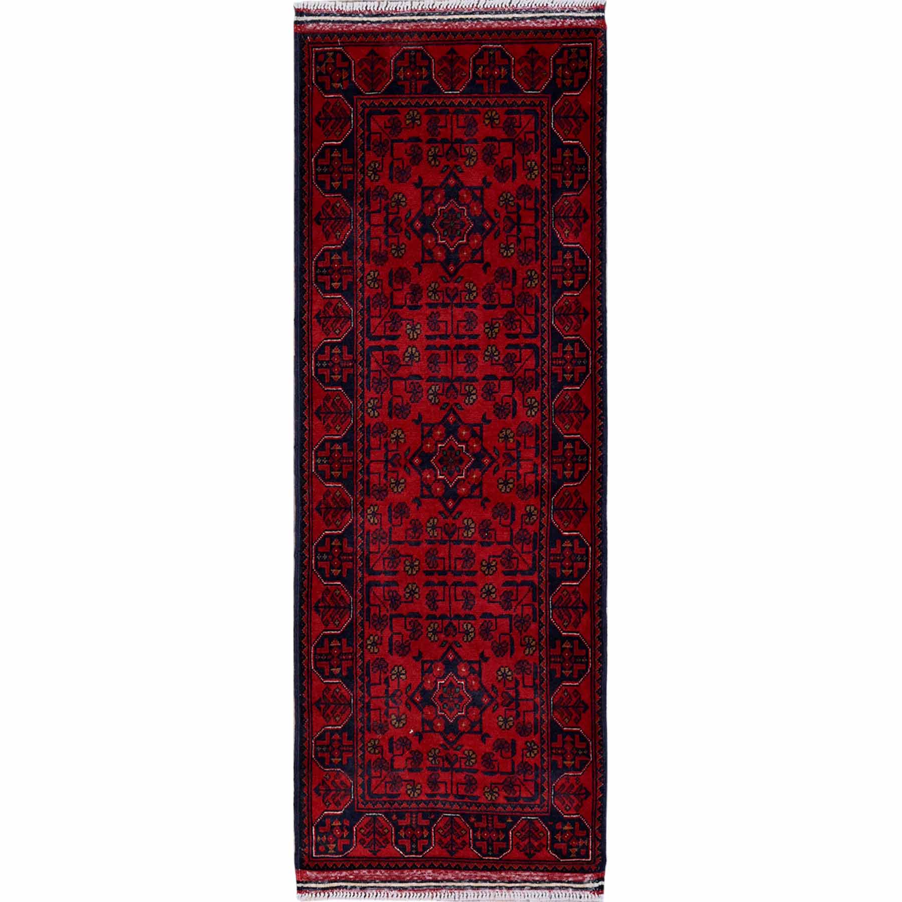 Tribal-Geometric-Hand-Knotted-Rug-3700