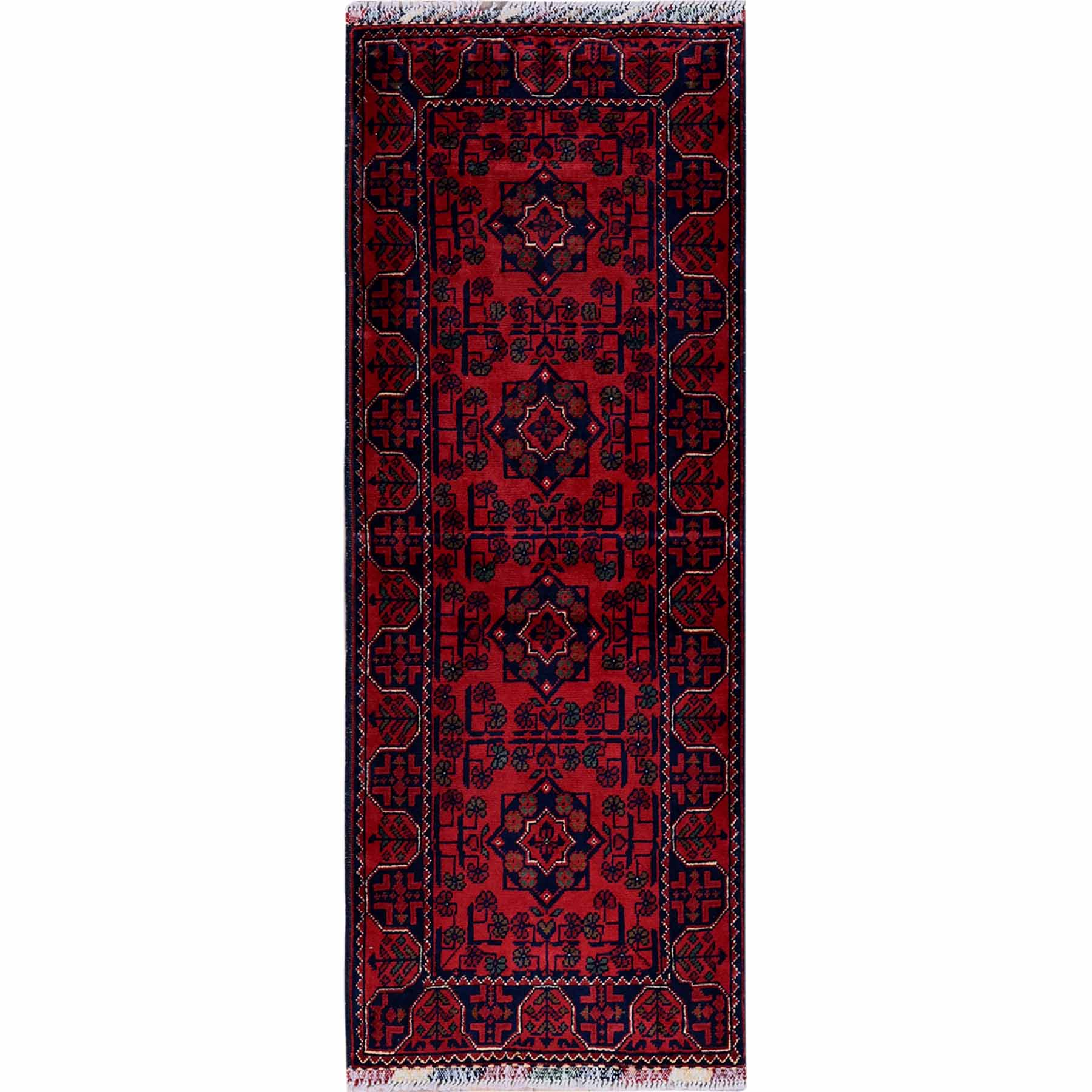 Tribal-Geometric-Hand-Knotted-Rug-3745
