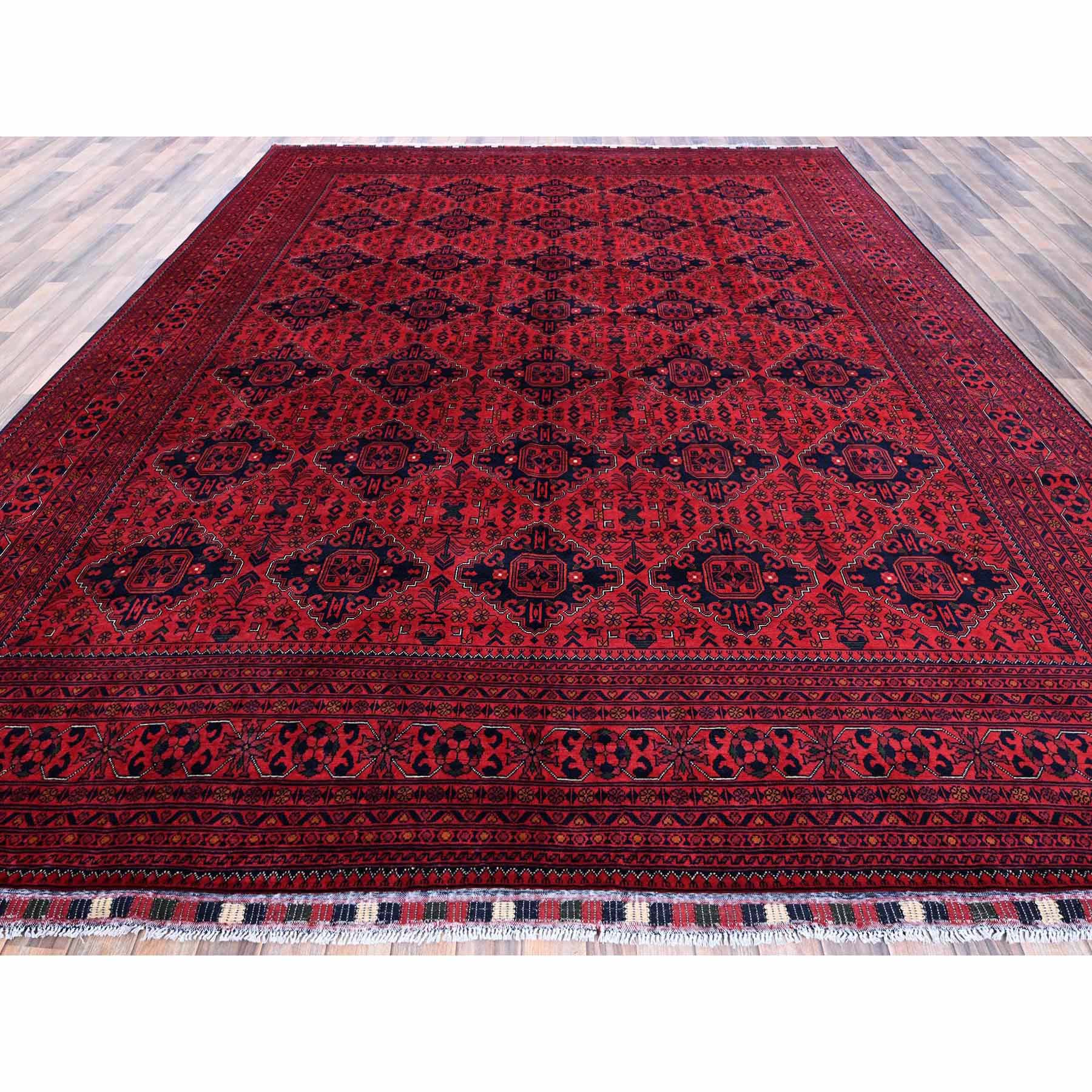 Tribal-Geometric-Hand-Knotted-Rug-3870