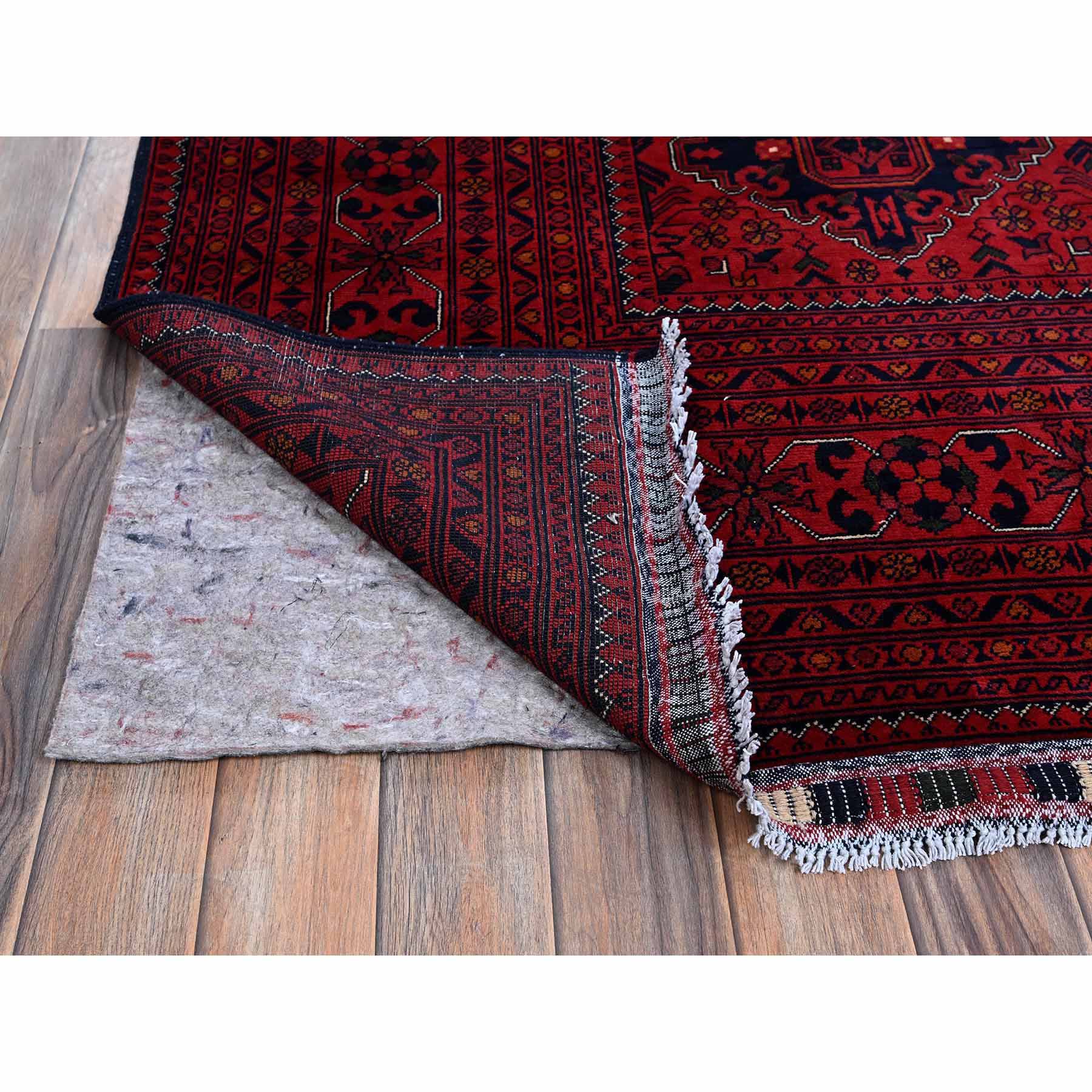 Tribal-Geometric-Hand-Knotted-Rug-3870