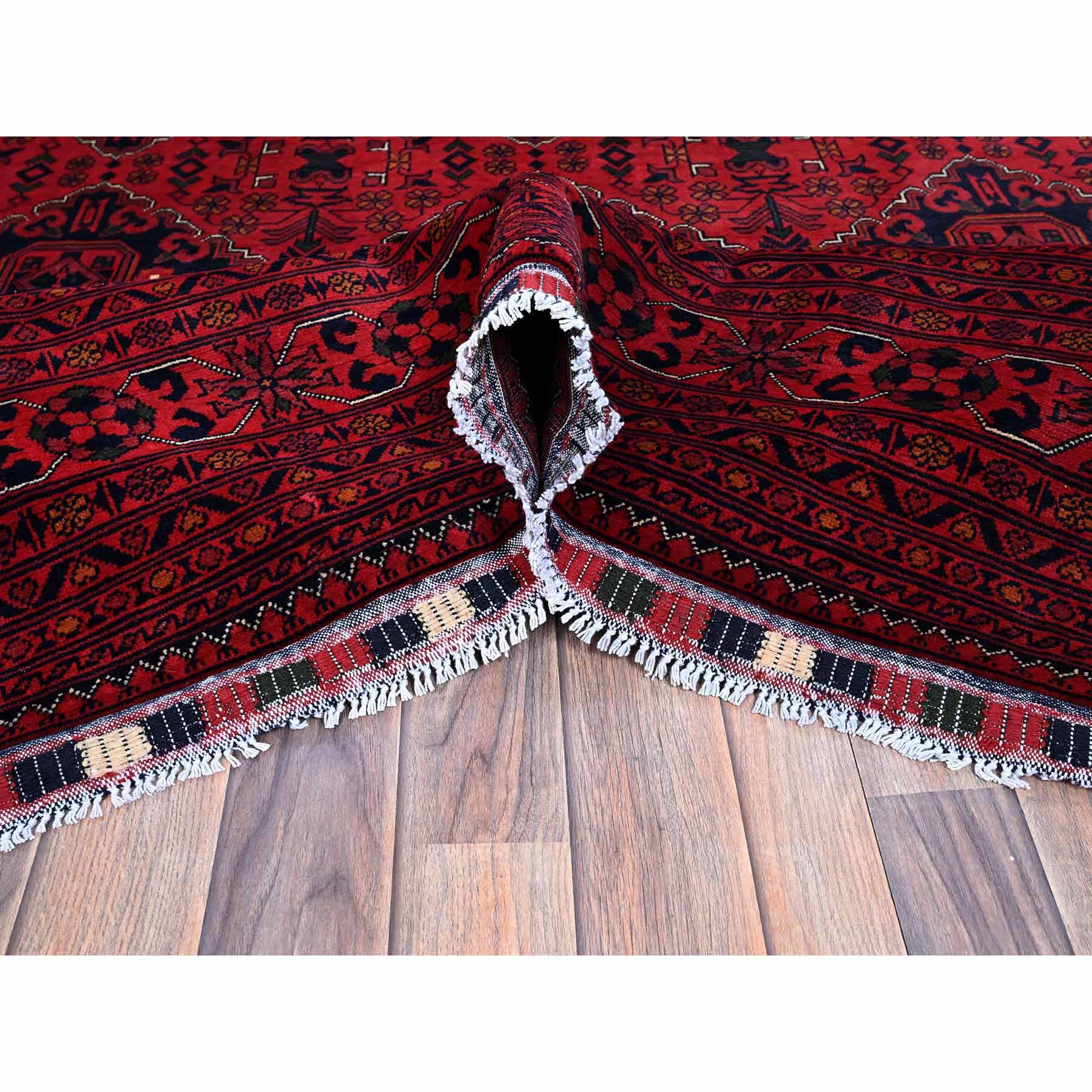 Tribal-Geometric-Hand-Knotted-Rug-3870