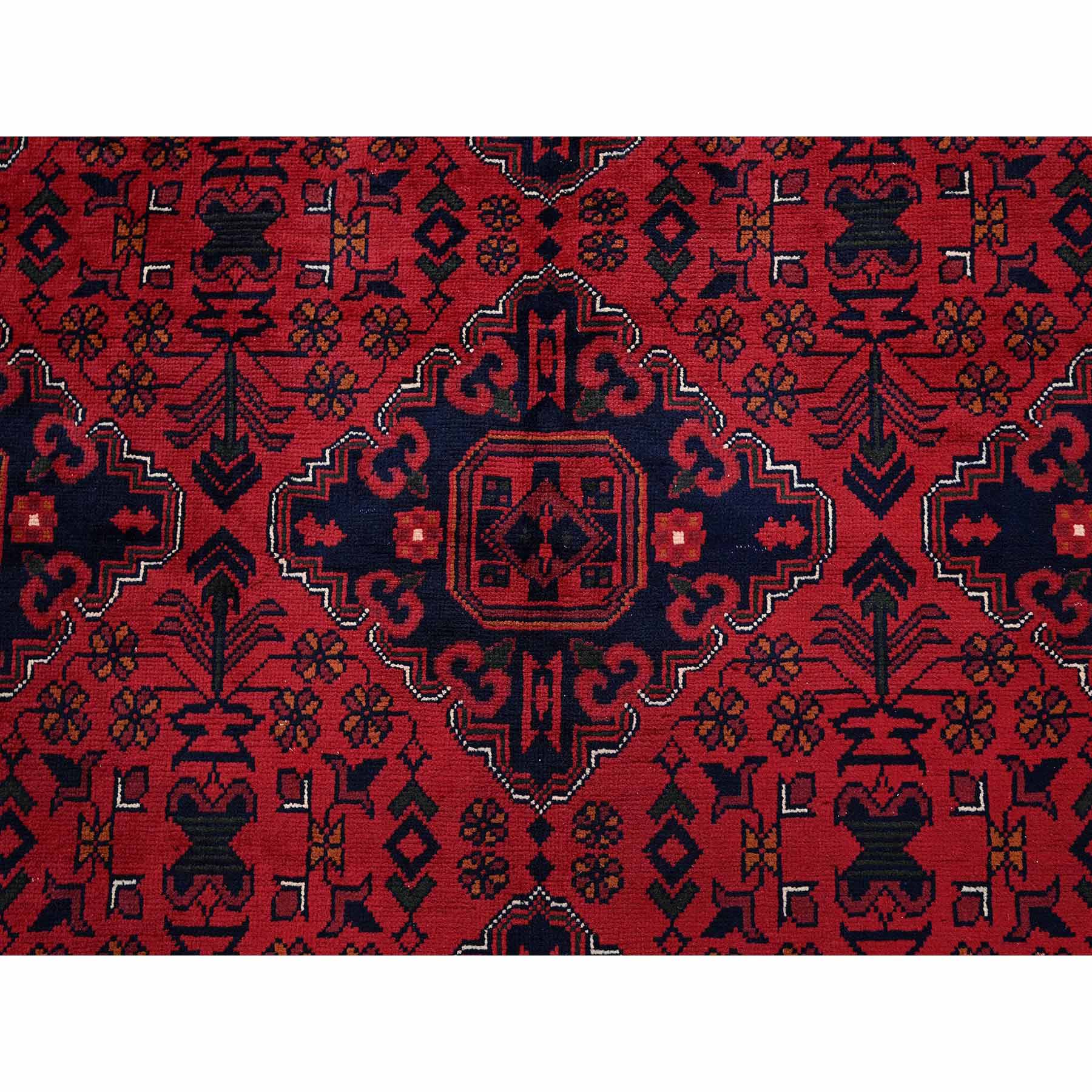 Tribal-Geometric-Hand-Knotted-Rug-3870