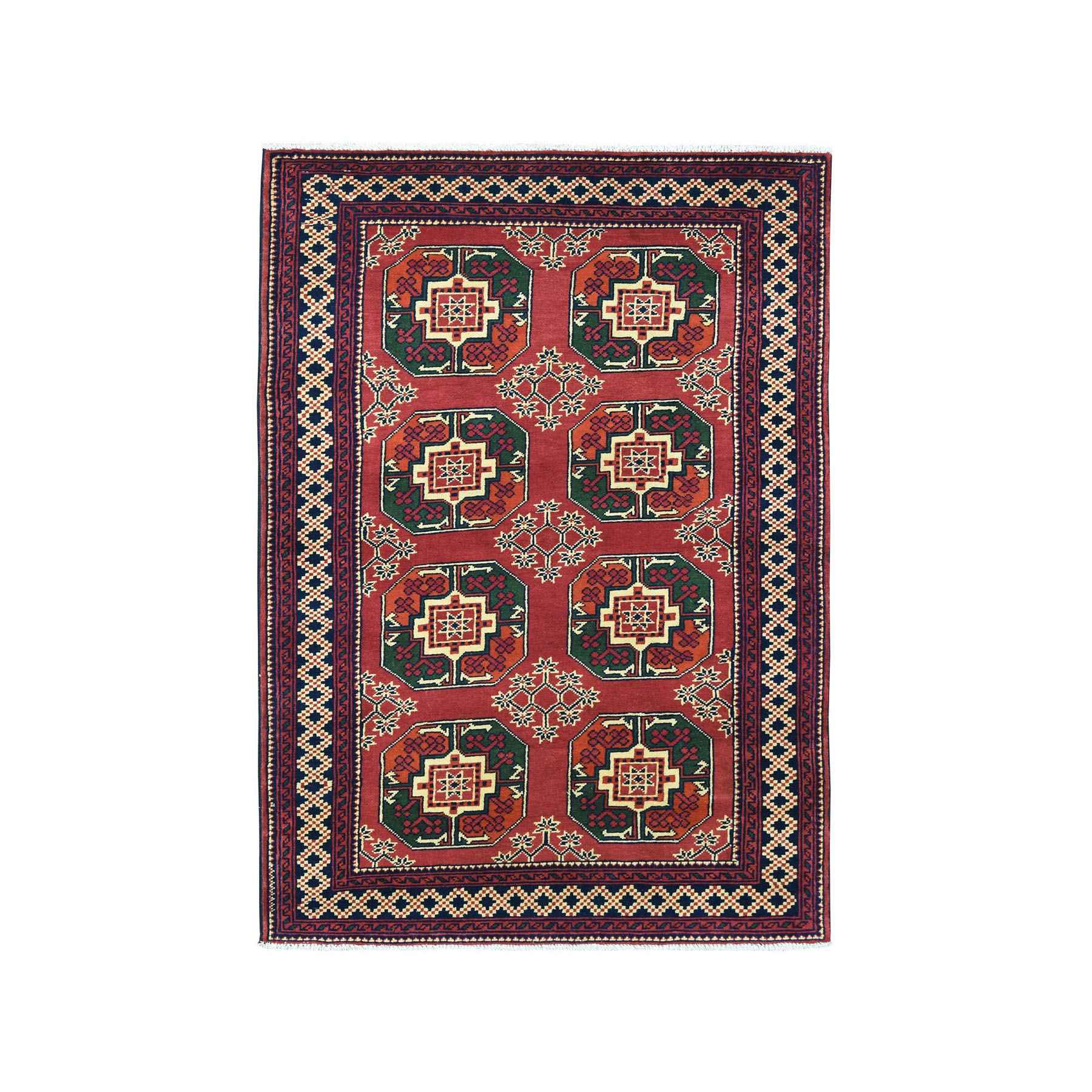 Tribal-Geometric-Hand-Knotted-Rug-252200