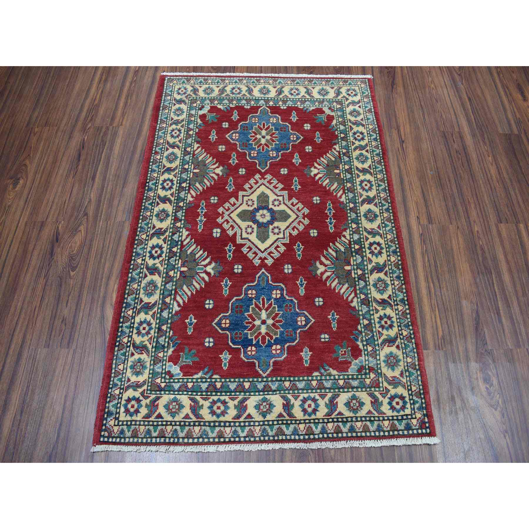 Kazak-Hand-Knotted-Rug-253255