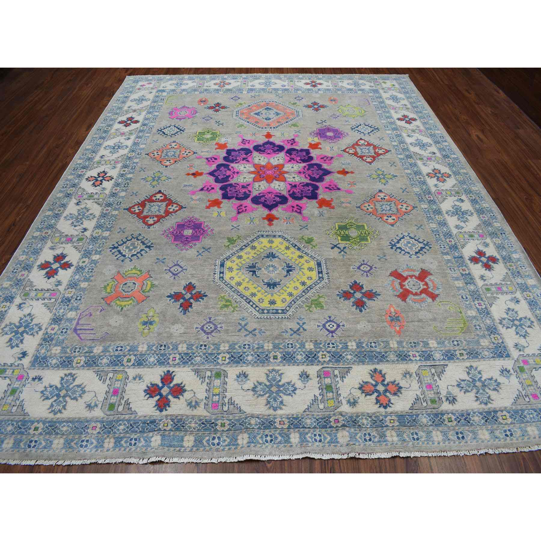 Kazak-Hand-Knotted-Rug-253365