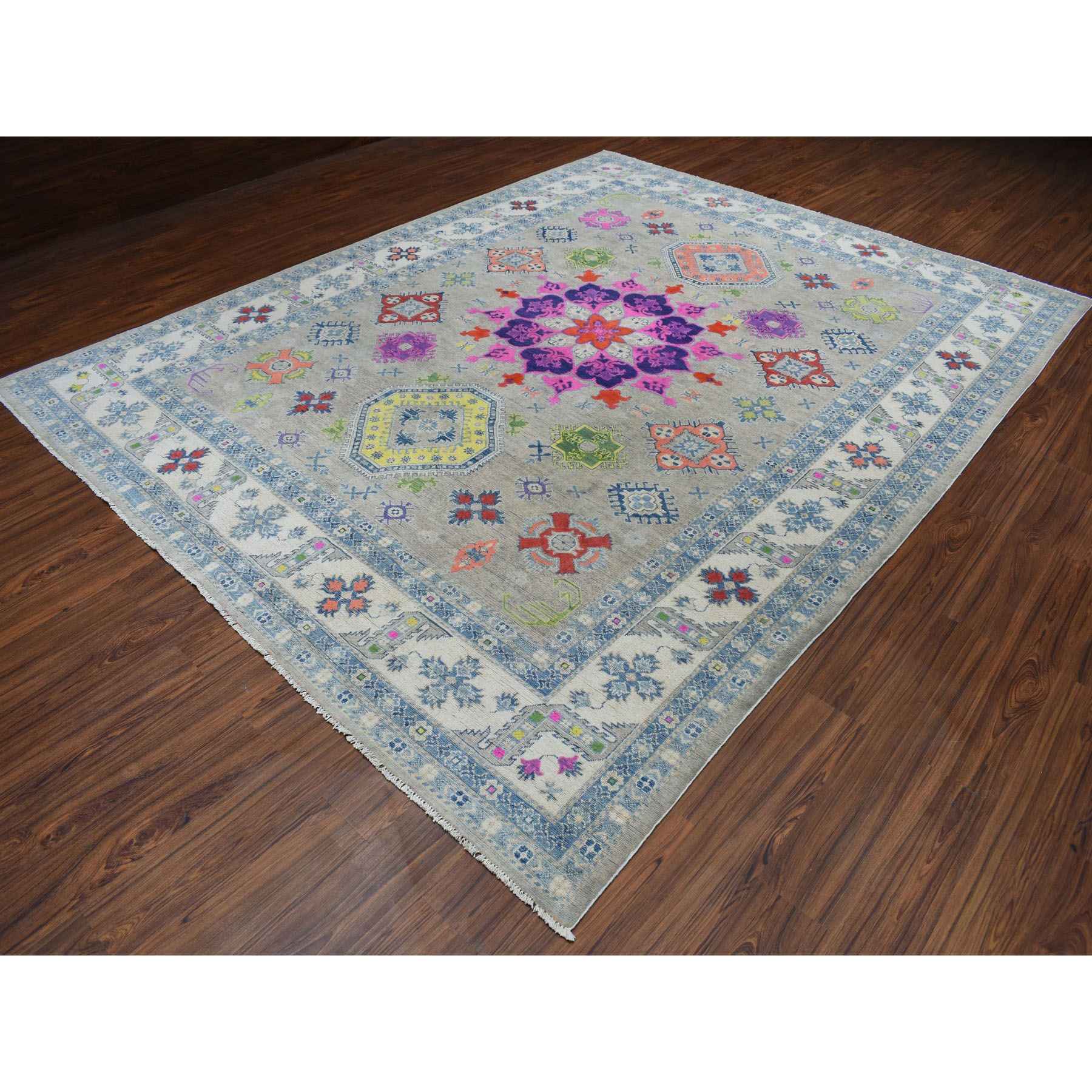 Kazak-Hand-Knotted-Rug-253365