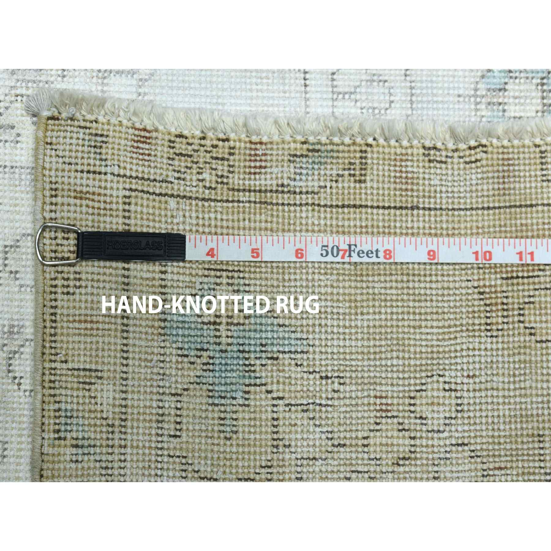 White-Wash-Vintage-Silver-Wash-Hand-Knotted-Rug-253695
