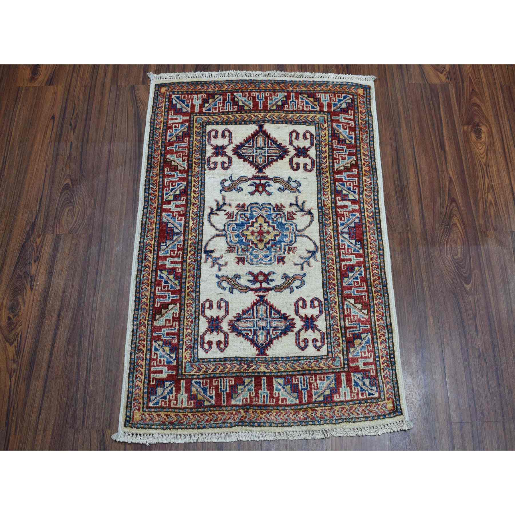 Kazak-Hand-Knotted-Rug-255100