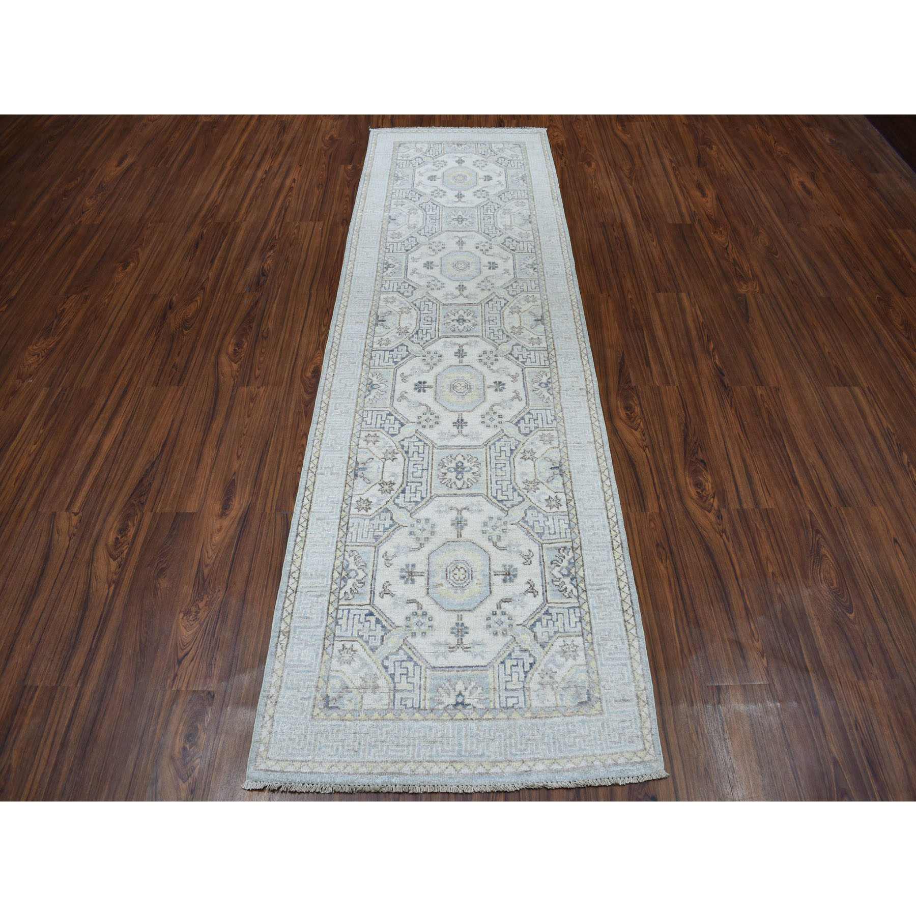 Oushak-And-Peshawar-Hand-Knotted-Rug-255630