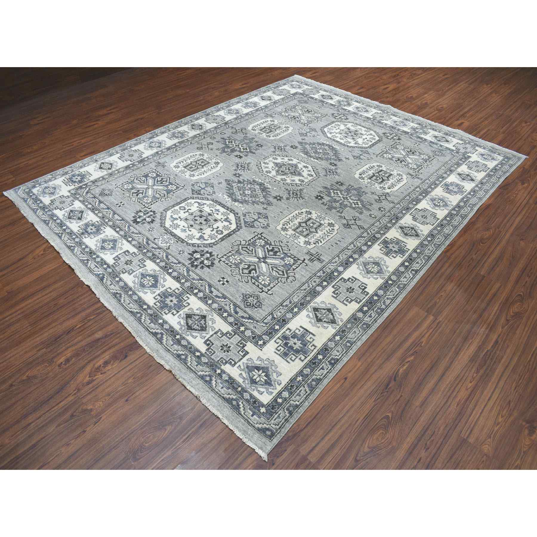 Oushak-And-Peshawar-Hand-Knotted-Rug-256100