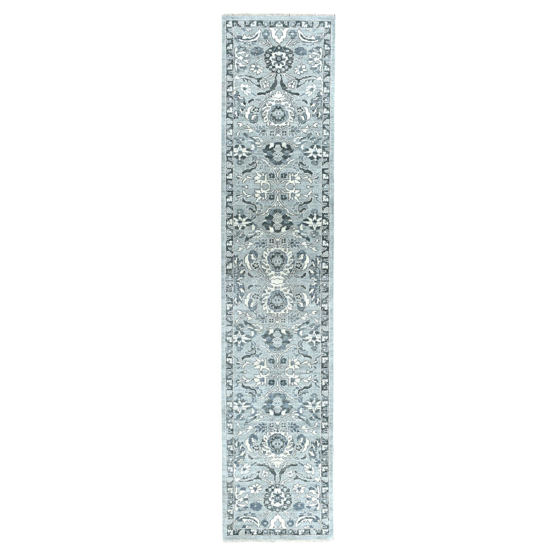 Oushak-And-Peshawar-Hand-Knotted-Rug-257275