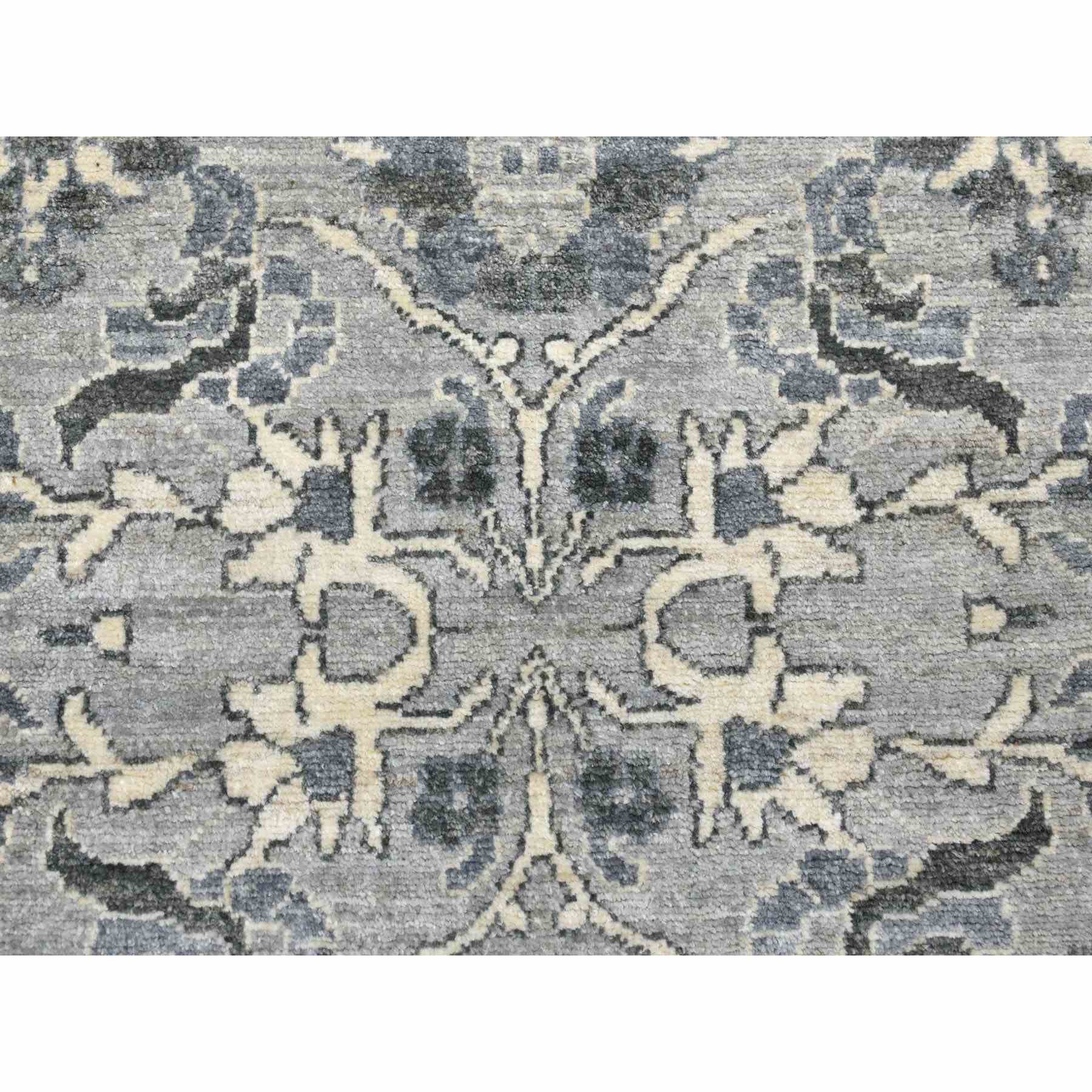 Oushak-And-Peshawar-Hand-Knotted-Rug-257275