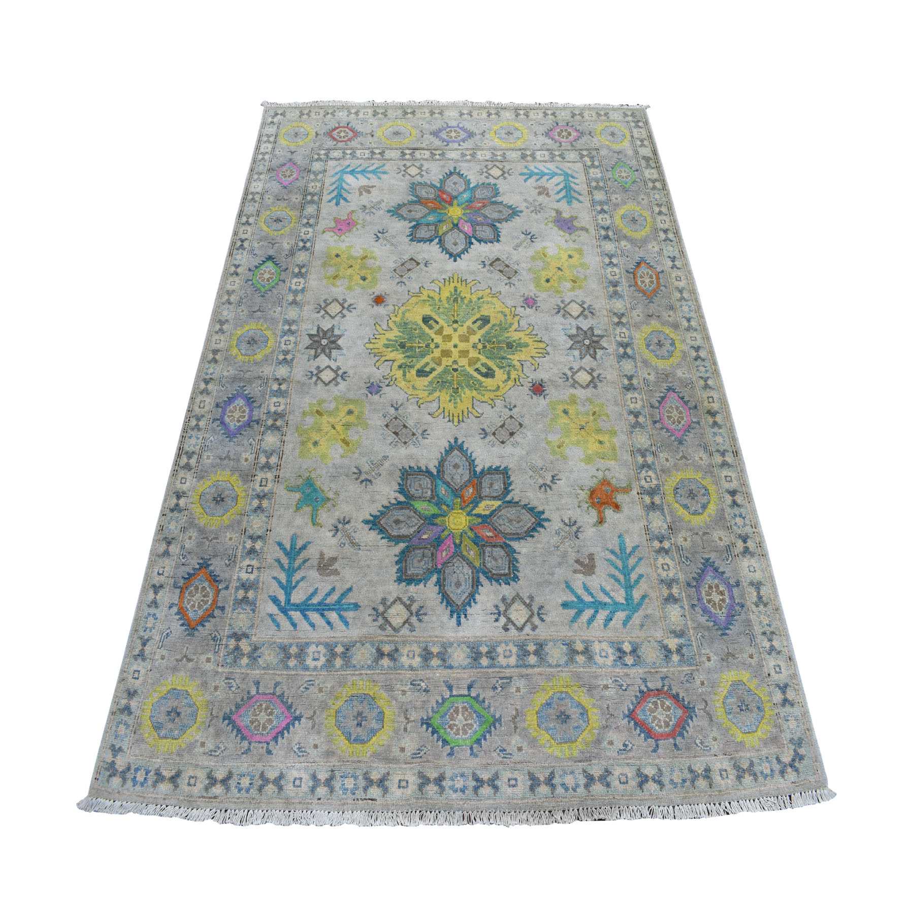 Kazak-Hand-Knotted-Rug-259760