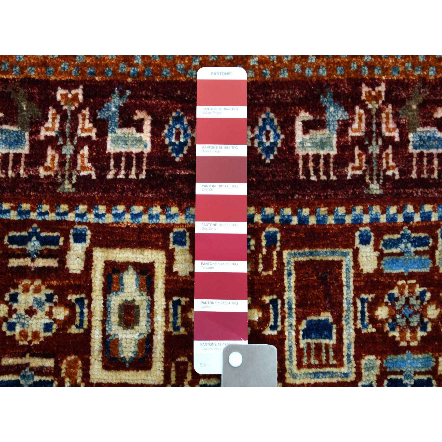 Tribal-Geometric-Hand-Knotted-Rug-257615