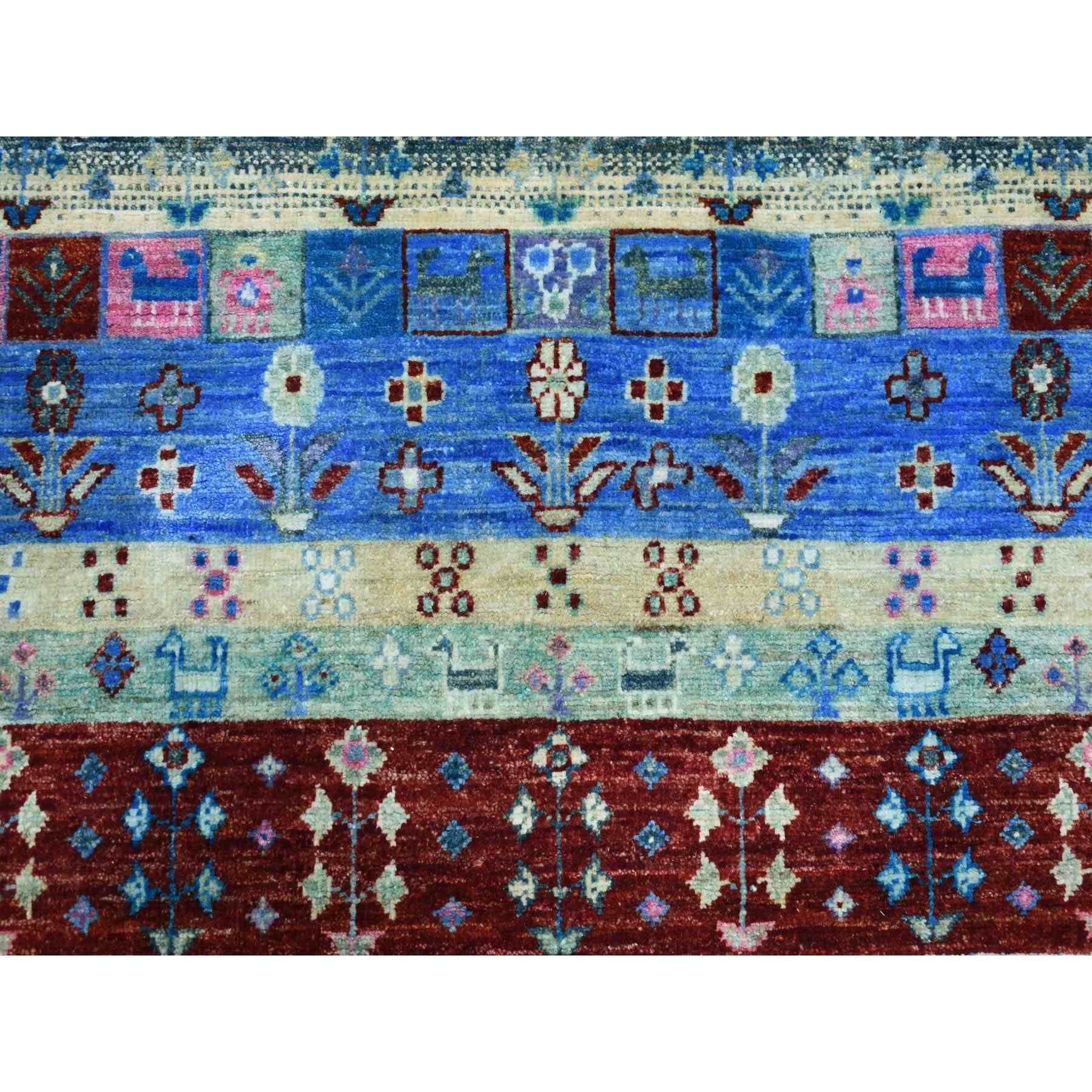 Tribal-Geometric-Hand-Knotted-Rug-258075
